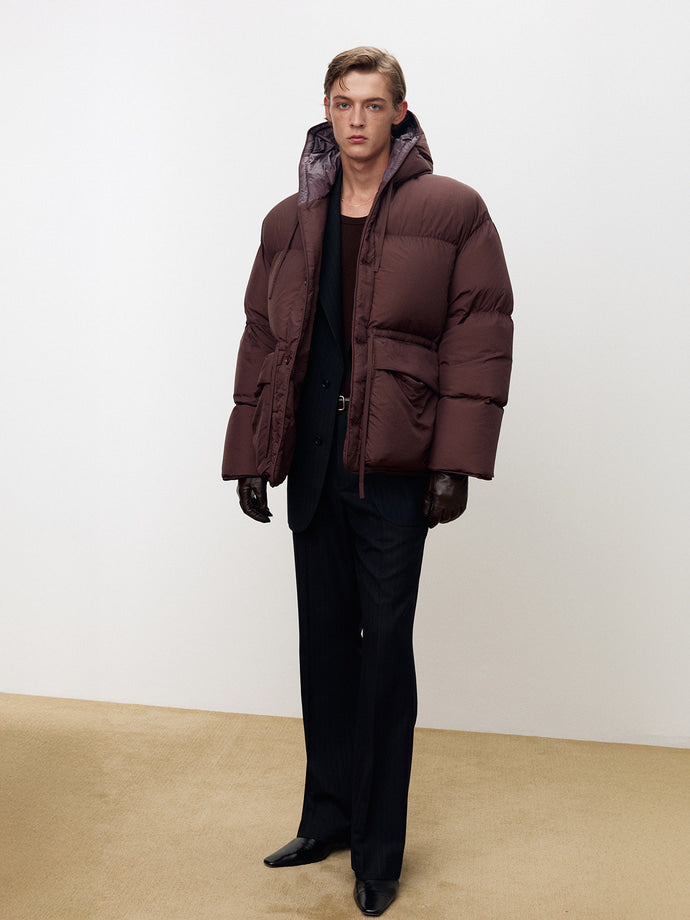 Tonywack - Super Light Down Puffer Jacket (Pale Burgundy) product image 5 | TRAB K-Fashion Australia