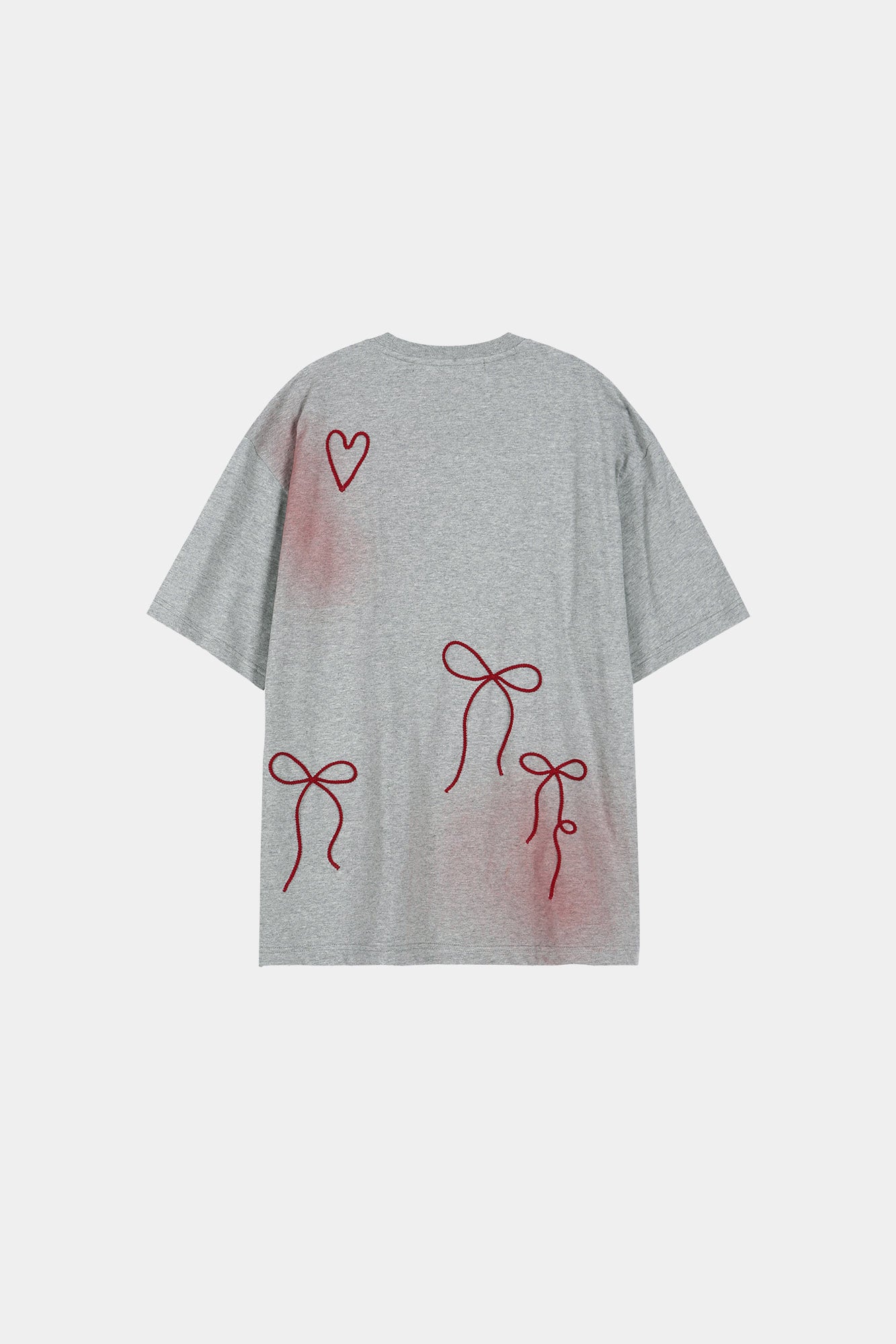 Andersson Bell - Ribbon Embroidery Spray T-Shirt (Melange Grey) product image 11 | TRAB K-Fashion Australia