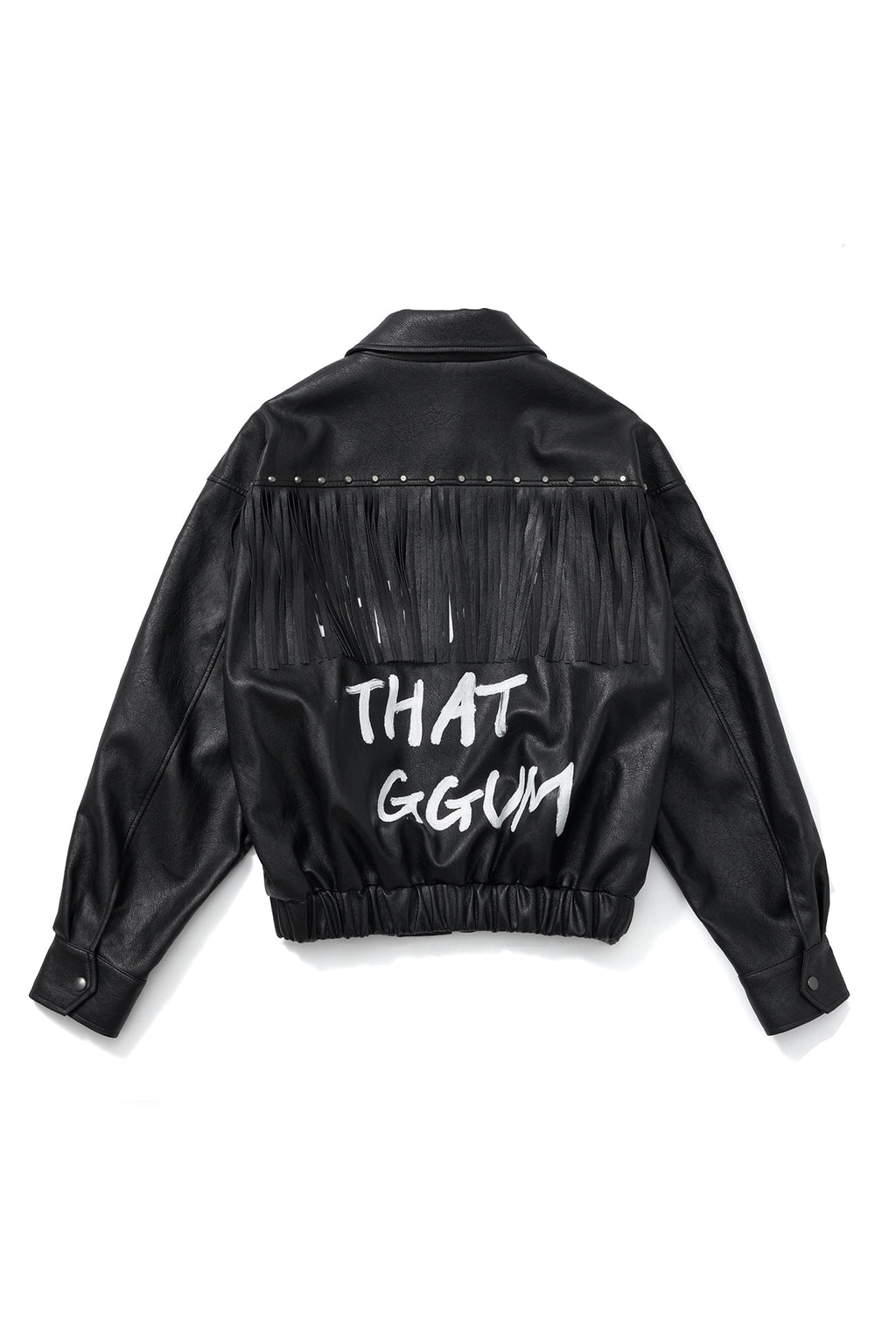 Deinet - [ggum X Deinet] Fringe Jacket (Black) product image 6 | TRAB K-Fashion Australia