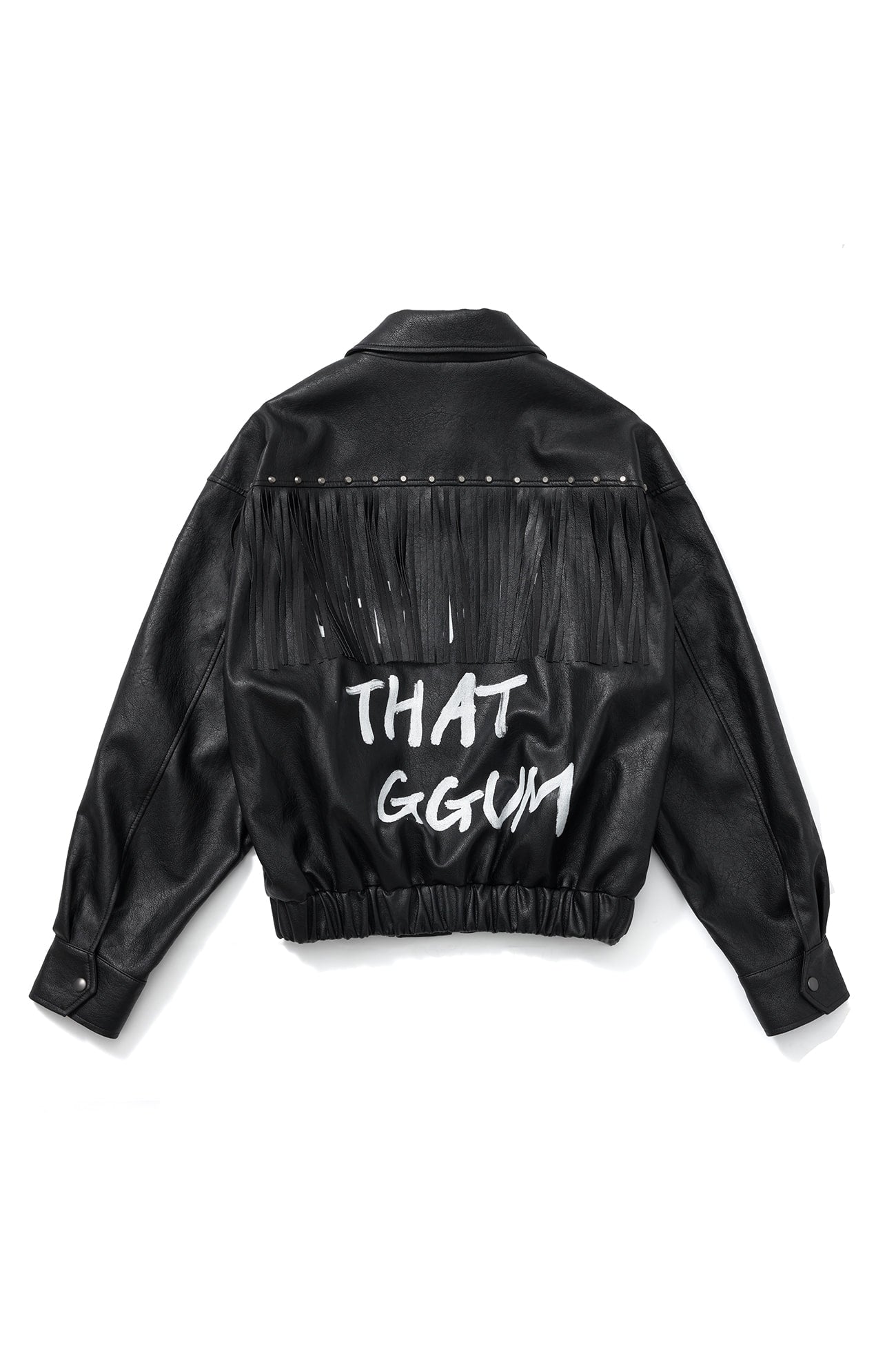 Deinet - [ggum X Deinet] Fringe Jacket (Black) product image 6 | TRAB K-Fashion Australia
