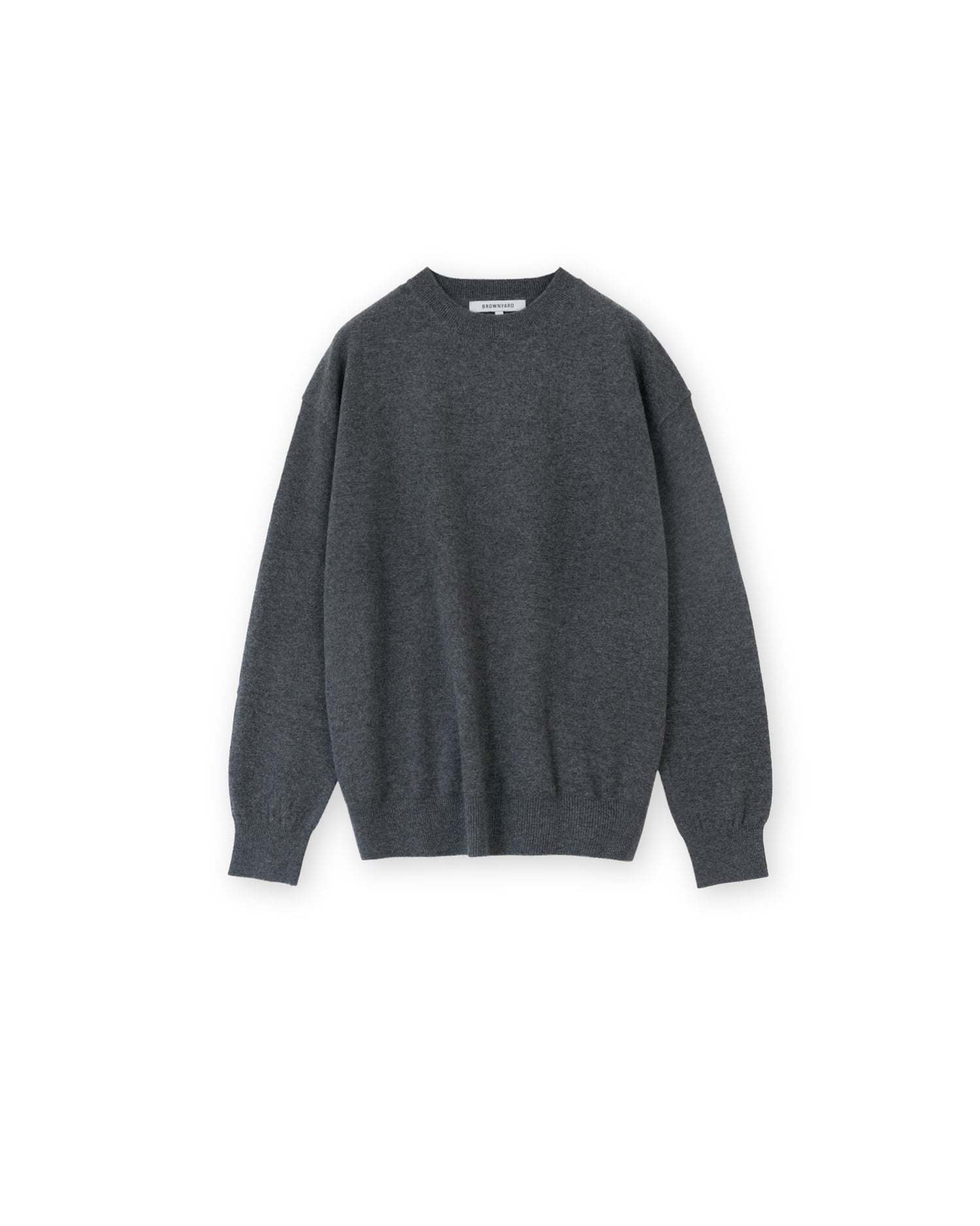 Brownyard - Extra Super Fine Crewneck Knit (Charcoal) product image 5 | TRAB K-Fashion Australia
