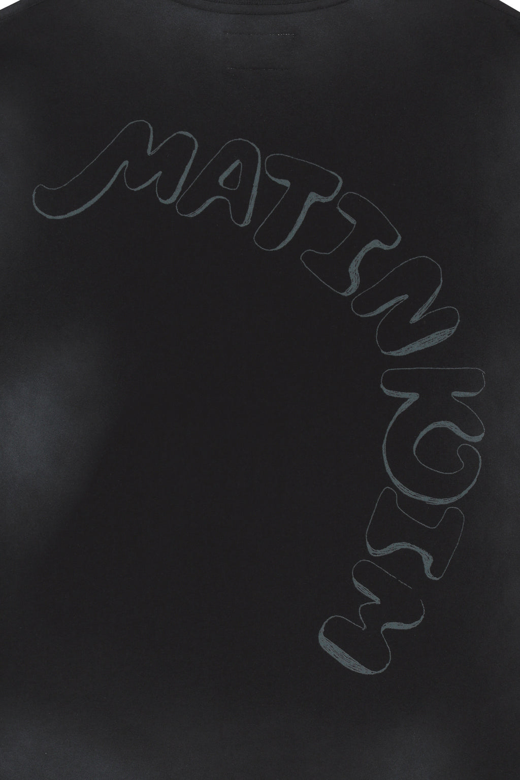 Matin Kim - Vintage Graffiti Logo Top (Black) product image 6 | TRAB K-Fashion Australia