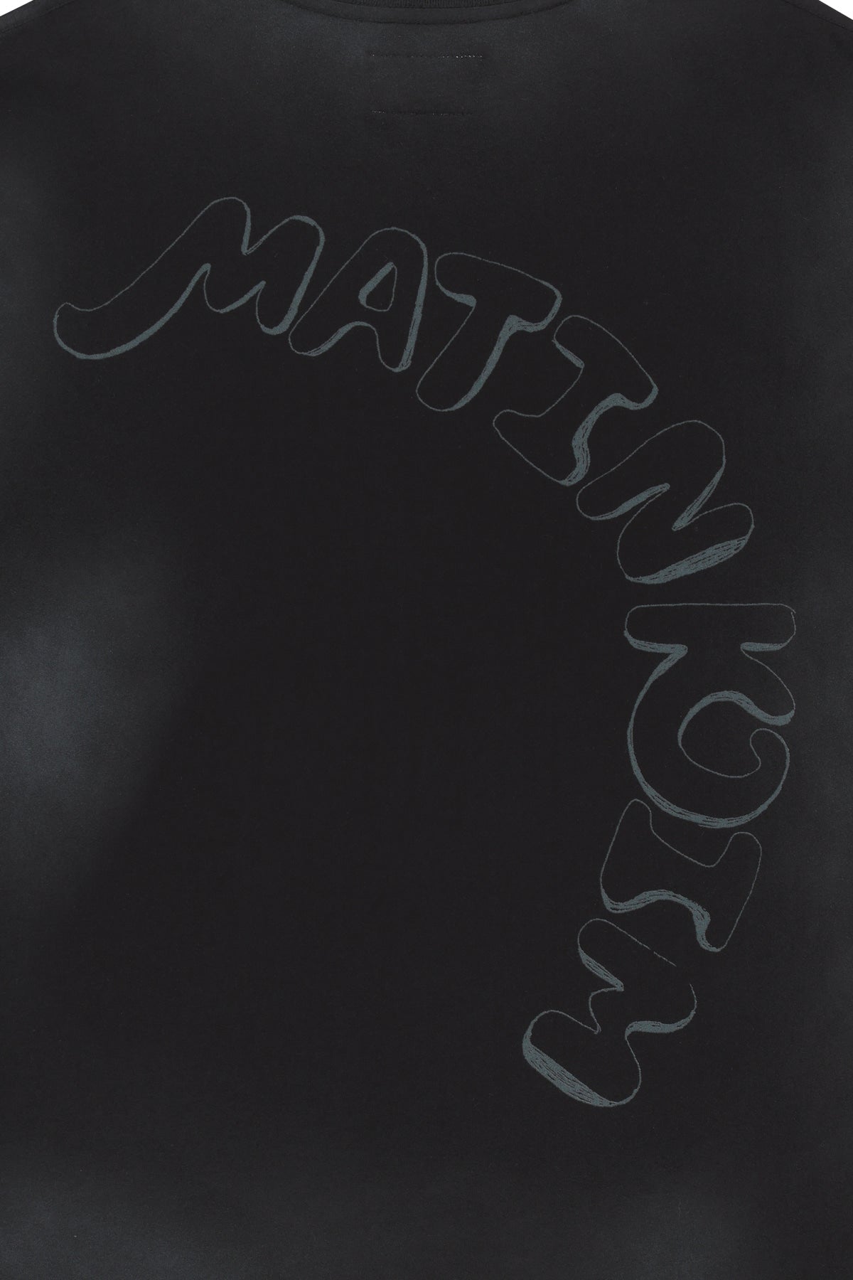 Matin Kim - Vintage Graffiti Logo Top (Black) product image 6 | TRAB K-Fashion Australia