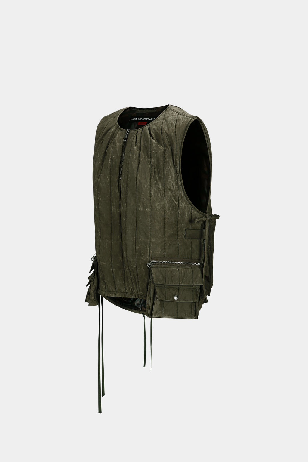 Andersson Bell - Wax Coated Padded Turtle Vest (Khaki) product image 9 | TRAB K-Fashion Australia