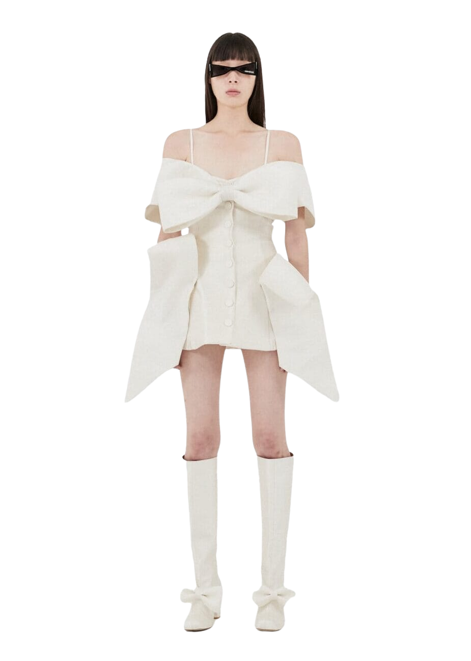 Kimhe Kim - Seraphim Mini Dress (White) product image 12 | TRAB K-Fashion Australia