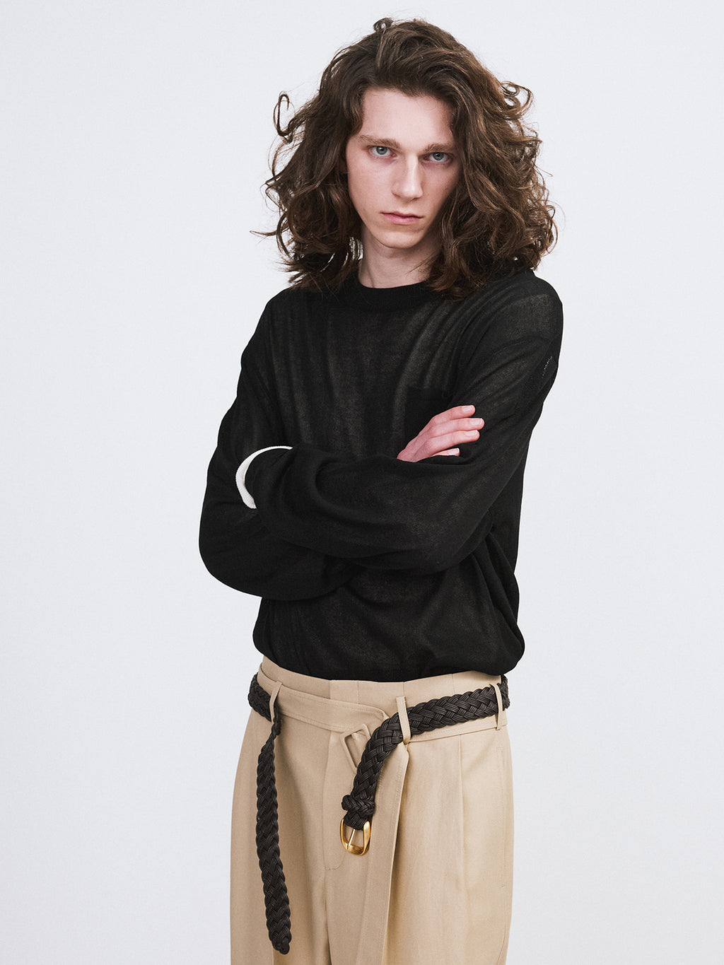 Recto - Loose Fit Knit Top (Black) product image 4 | TRAB K-Fashion Australia