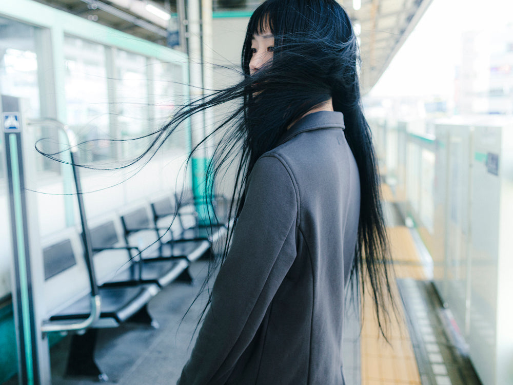 Coyseio - Cozy Sweat Jacket (Charcoal) product image 4 | TRAB K-Fashion Australia