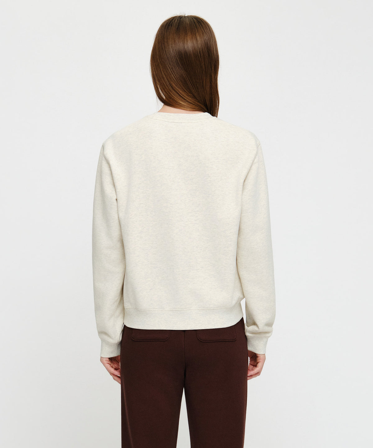 Marithe & Francois Girbaud - Small Classic Logo Sweatshirt (Oatmeal) product image 3 | TRAB K-Fashion Australia