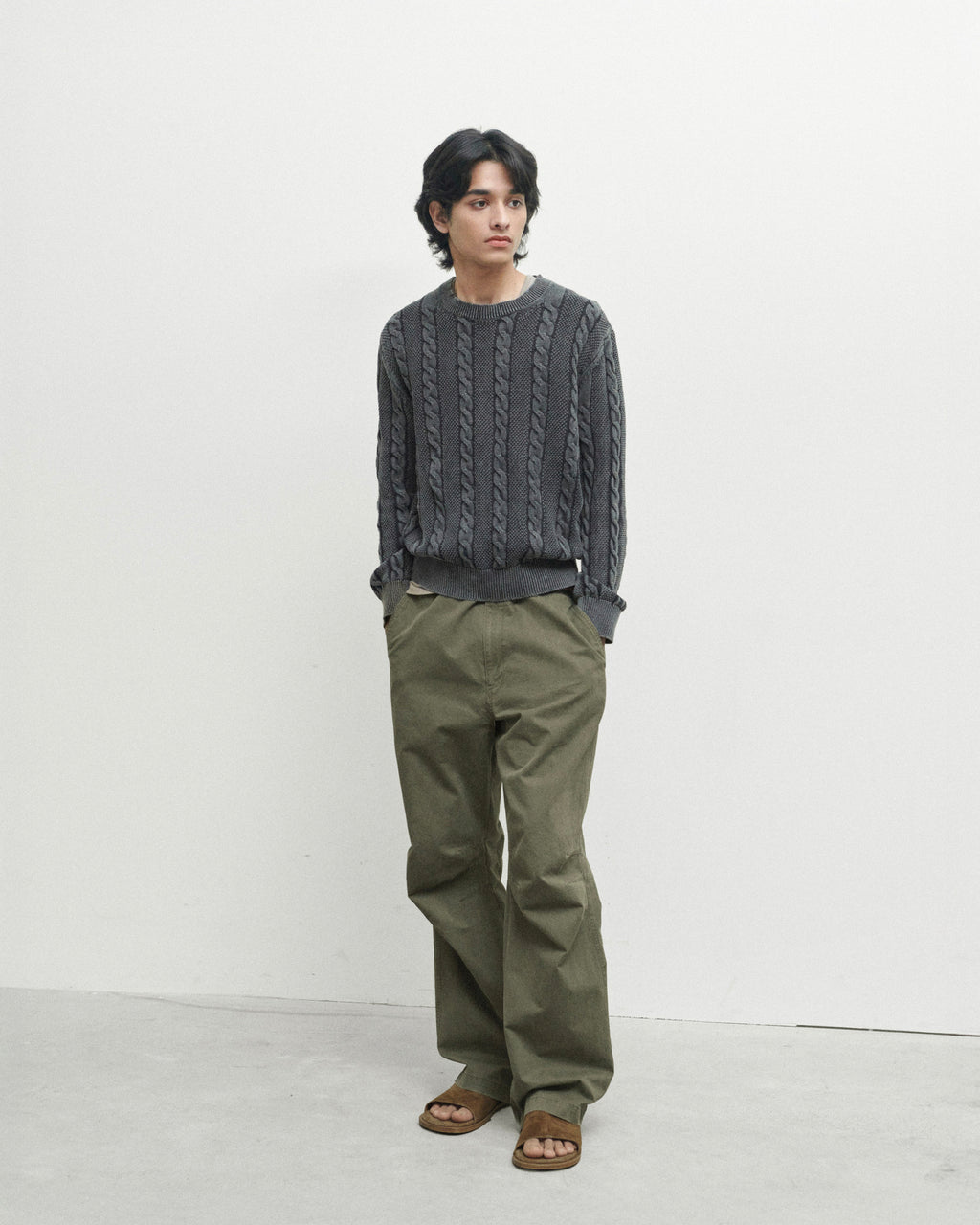 Brownyard - Parachute Pants (Olive Grey) product image 1 | TRAB K-Fashion Australia