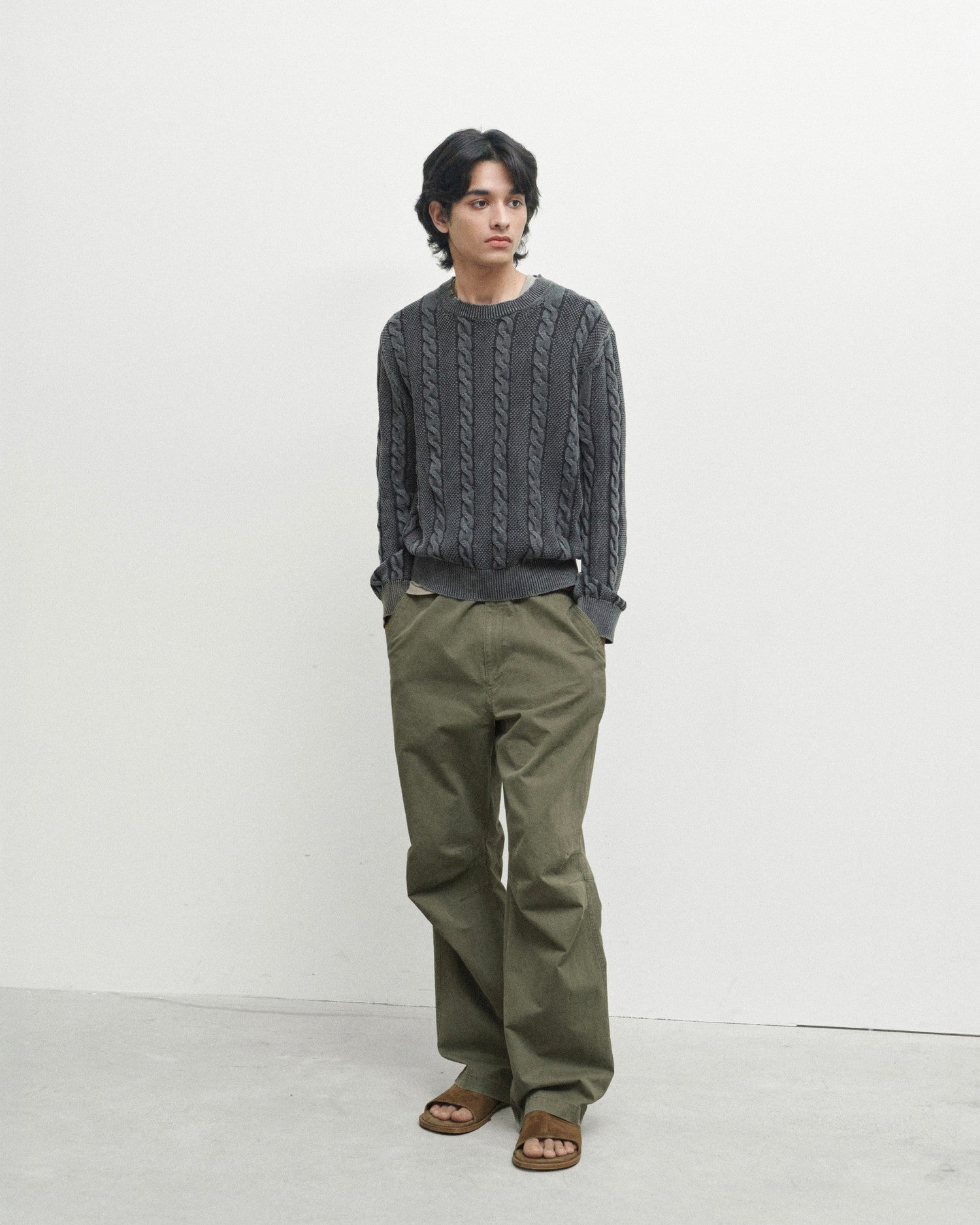 Brownyard - Parachute Pants (Olive Grey) product image 1 | TRAB K-Fashion Australia