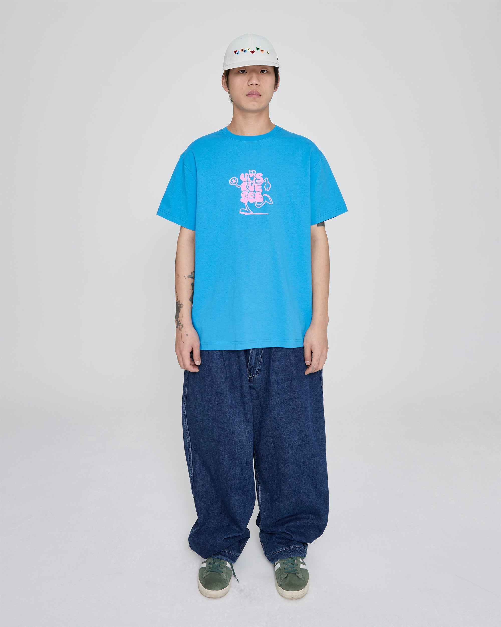 yeseyesee - Alive Logo Tee (Sky Blue) product image 7 | TRAB K-Fashion Australia