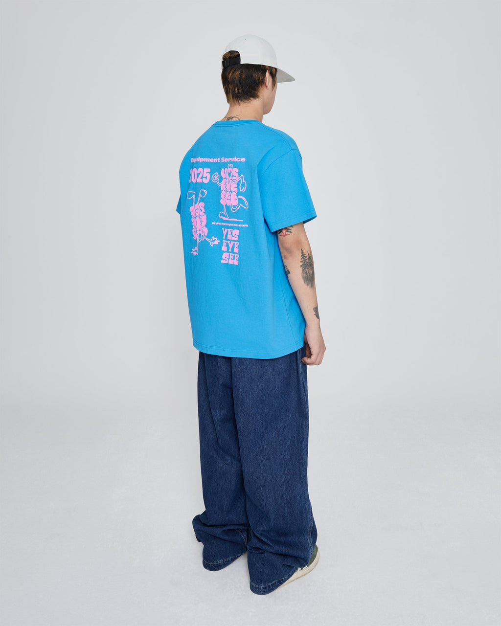 yeseyesee - Alive Logo Tee (Sky Blue) product image 9 | TRAB K-Fashion Australia