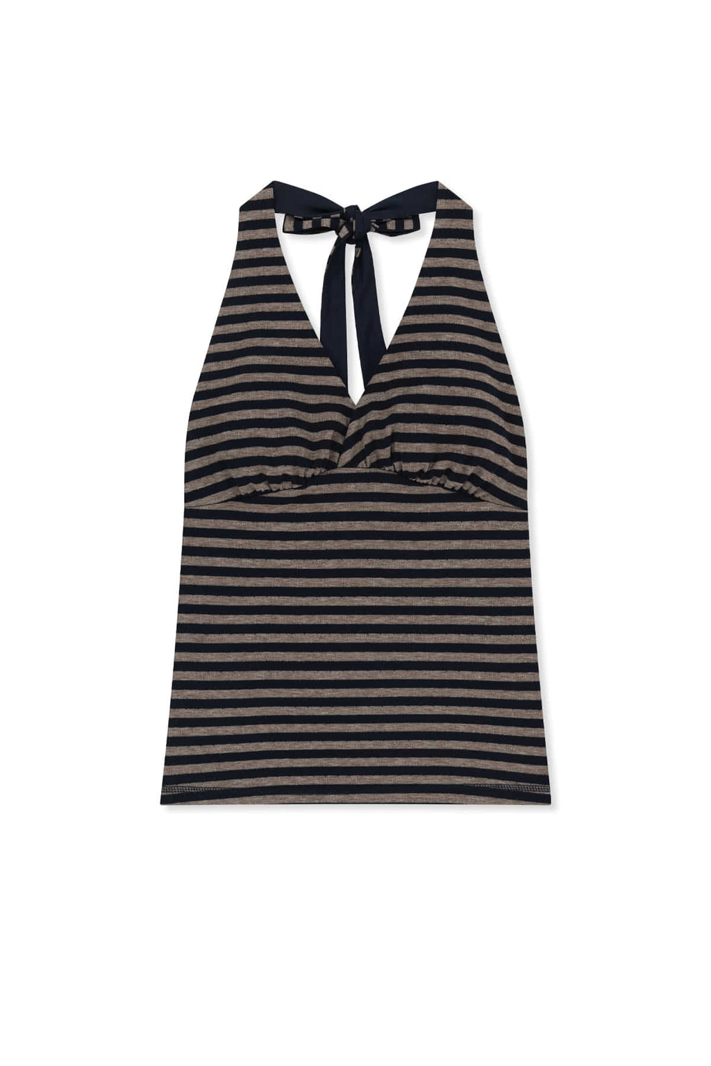 Matin Kim - Striped Halter Neck Top (Navy) product image 1 | TRAB K-Fashion Australia