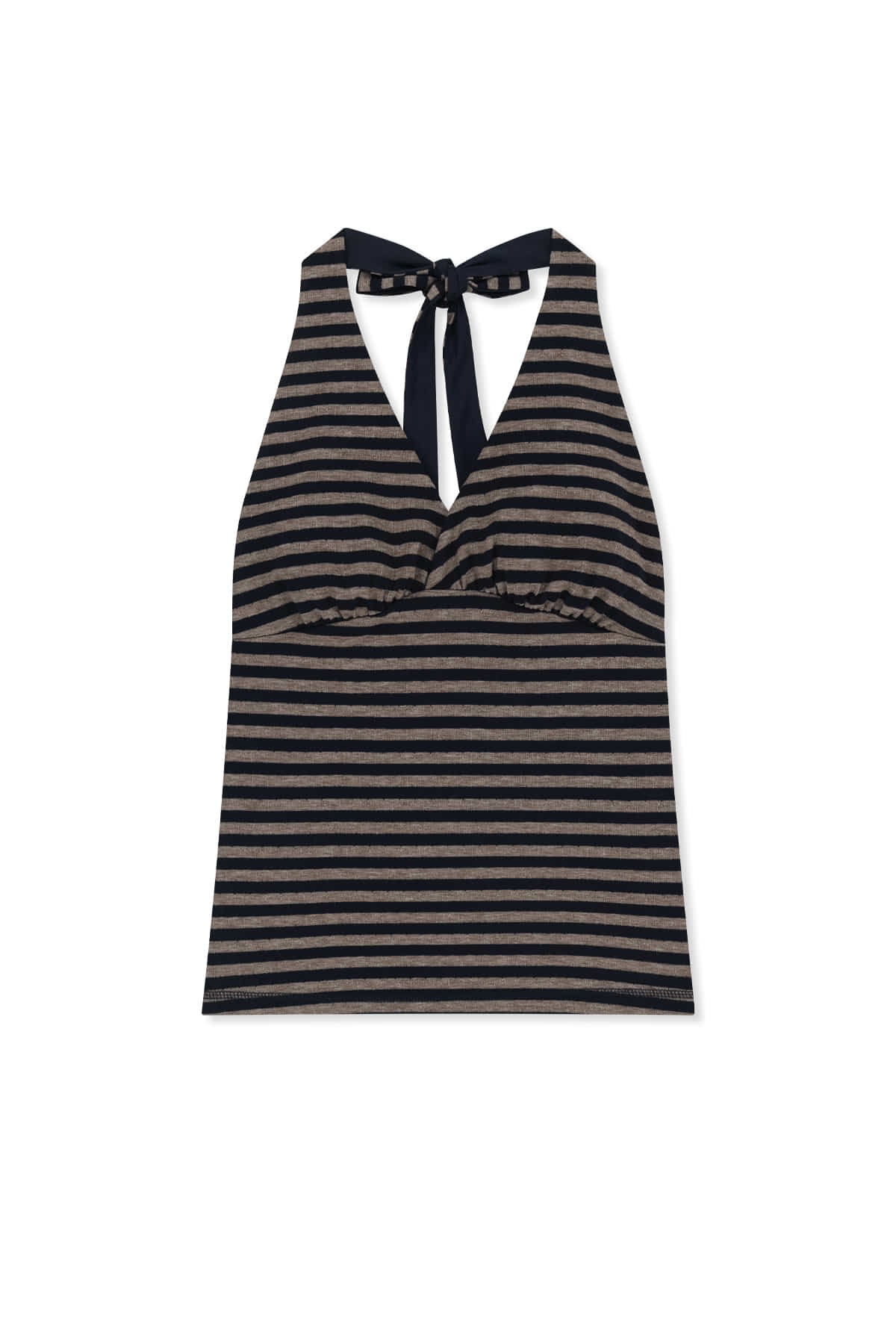 Matin Kim - Striped Halter Neck Top (Navy) product image 1 | TRAB K-Fashion Australia