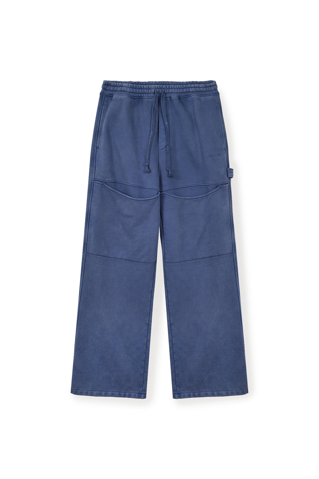 Matin Kim - Cut Out Washed Sweatpants (Blue) product image 1 | TRAB K-Fashion Australia