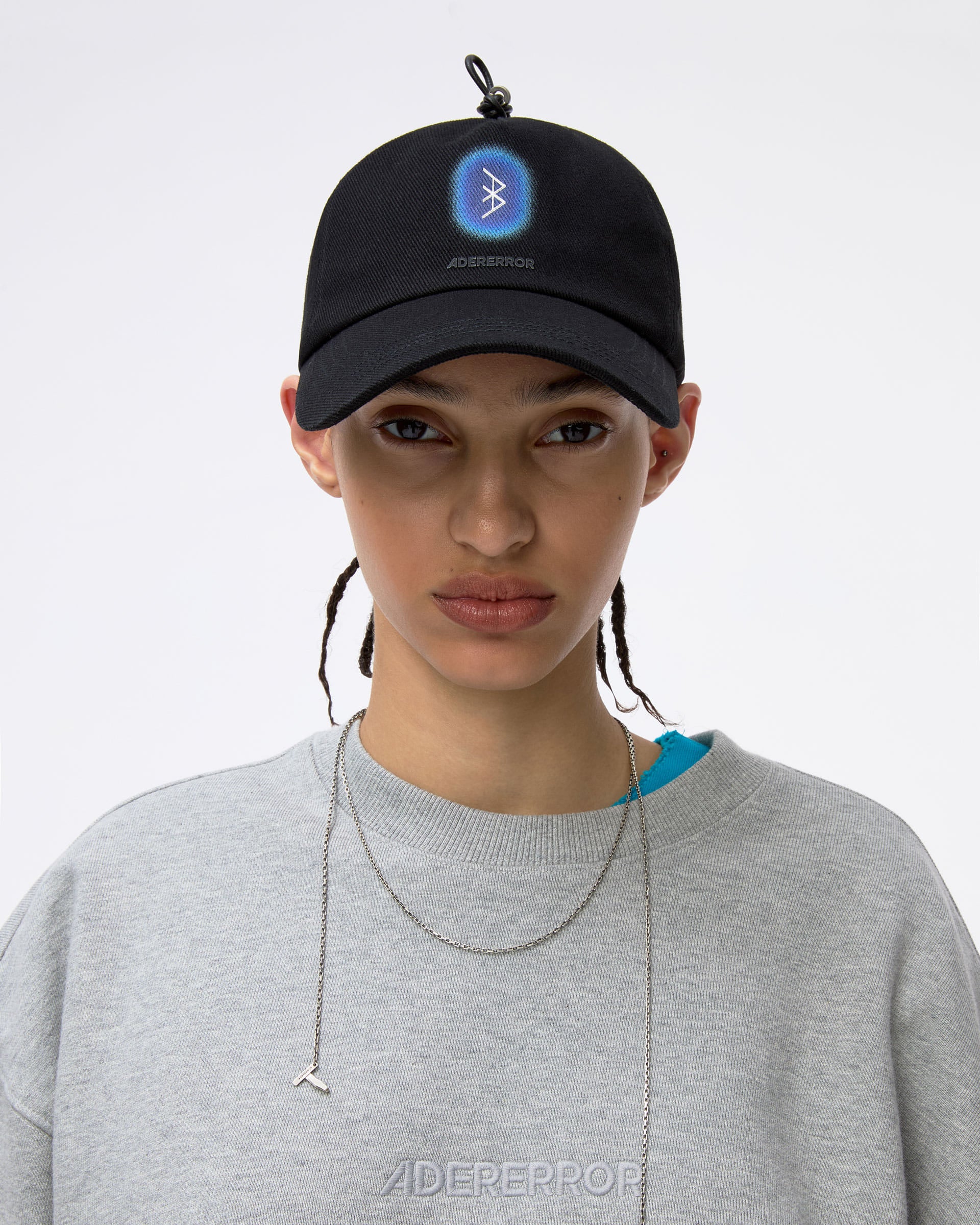 Ader Error - Blue net Cap Product. 125 (Noir) product image 5 | TRAB K-Fashion Australia