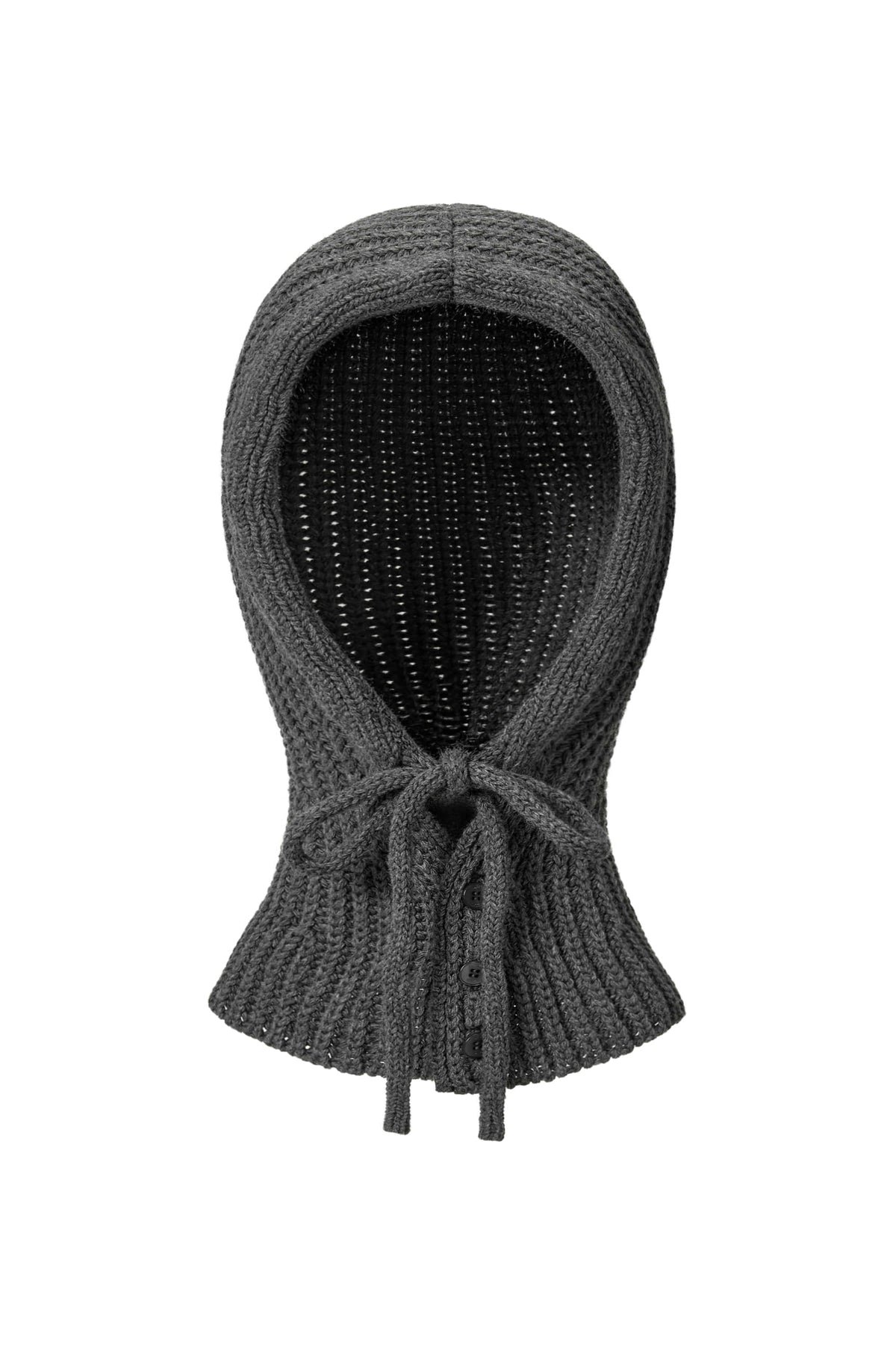 Emis - Knit Cape Balaclava (Gray) product image 1 | TRAB K-Fashion Australia