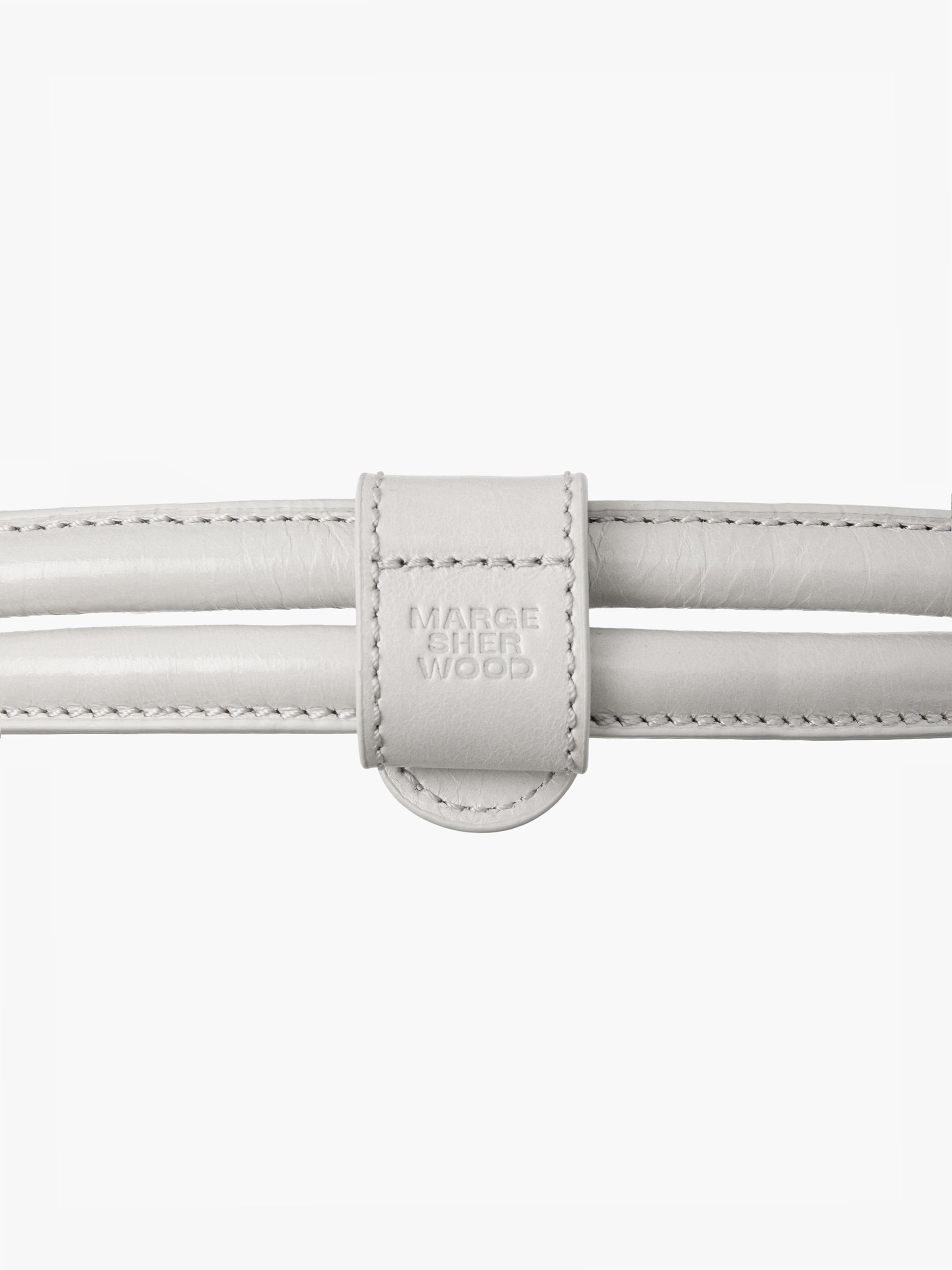 Marge Sherwood - Bessette Shoulder (Light Grey Printed Suede+Crinkle) product image 7 | TRAB K-Fashion Australia