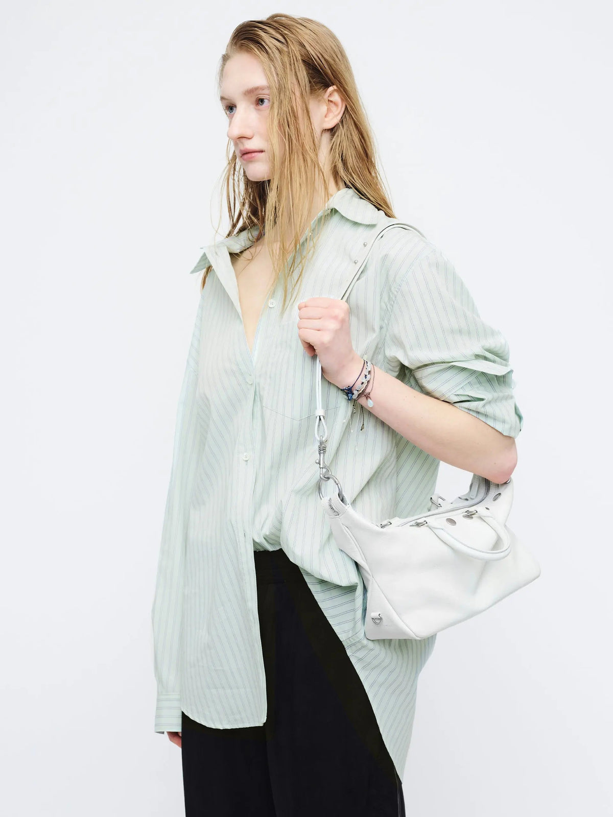 Marge Sherwood - Dumpling Stud Mini (Off White Cracked) product image 2 | TRAB K-Fashion Australia