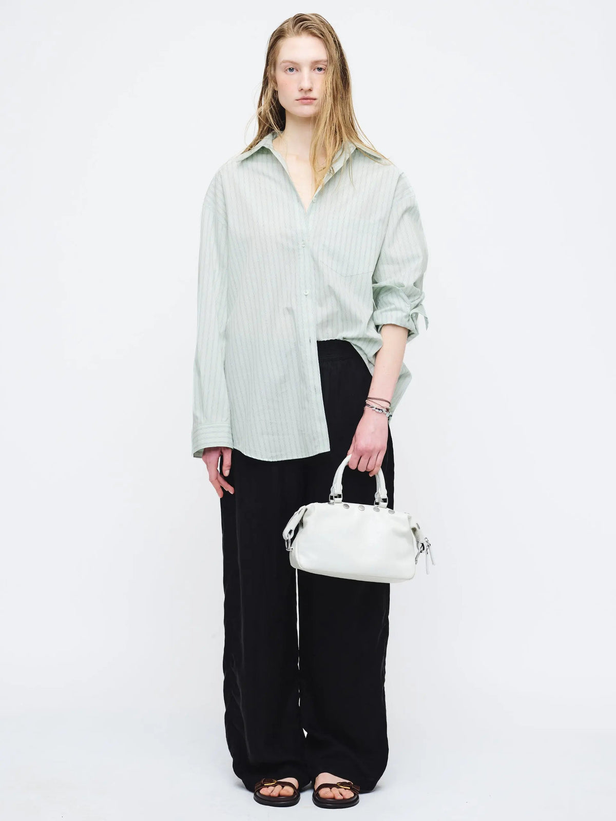 Marge Sherwood - Dumpling Stud Mini (Off White Cracked) product image 3 | TRAB K-Fashion Australia