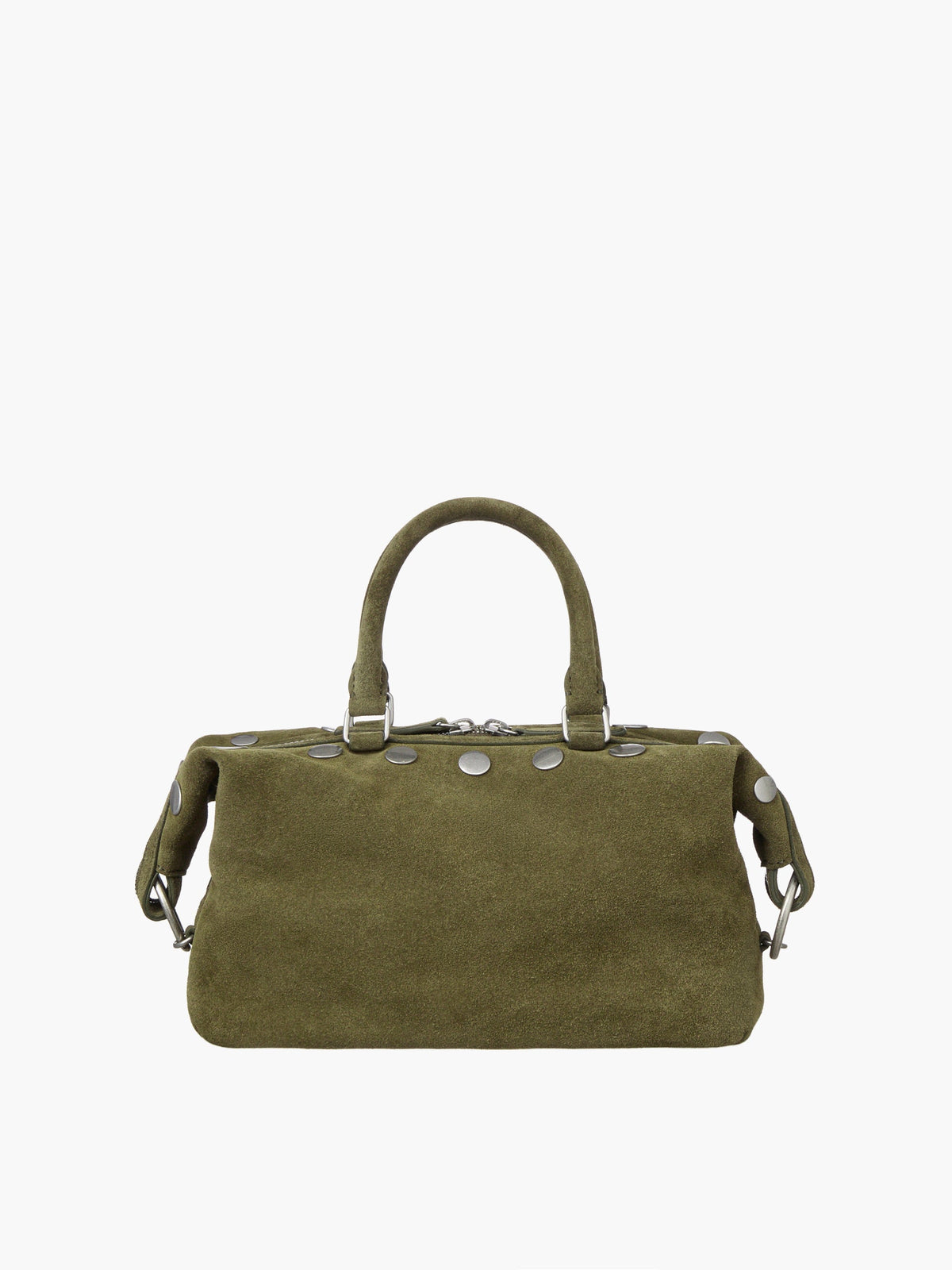 Marge Sherwood - Dumpling Stud Mini (Dark Olive Suede) product image 1 | TRAB K-Fashion Australia