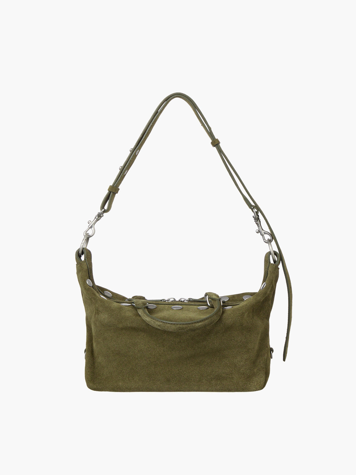 Marge Sherwood - Dumpling Stud Mini (Dark Olive Suede) product image 7 | TRAB K-Fashion Australia