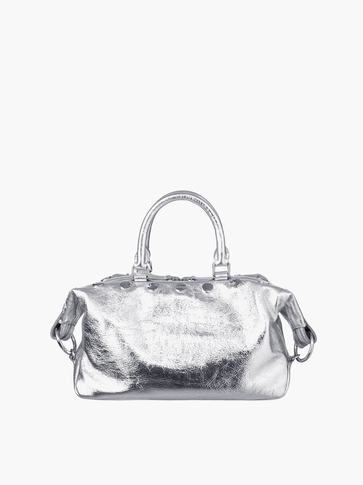 Marge Sherwood - Dumpling Stud Mini (Silver Crinkle) product image 1 | TRAB K-Fashion Australia