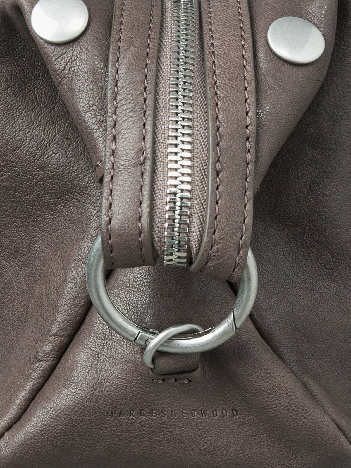 Marge Sherwood - Dumpling Stud Mini (Taupe Washed Nappa) product image 5 | TRAB K-Fashion Australia