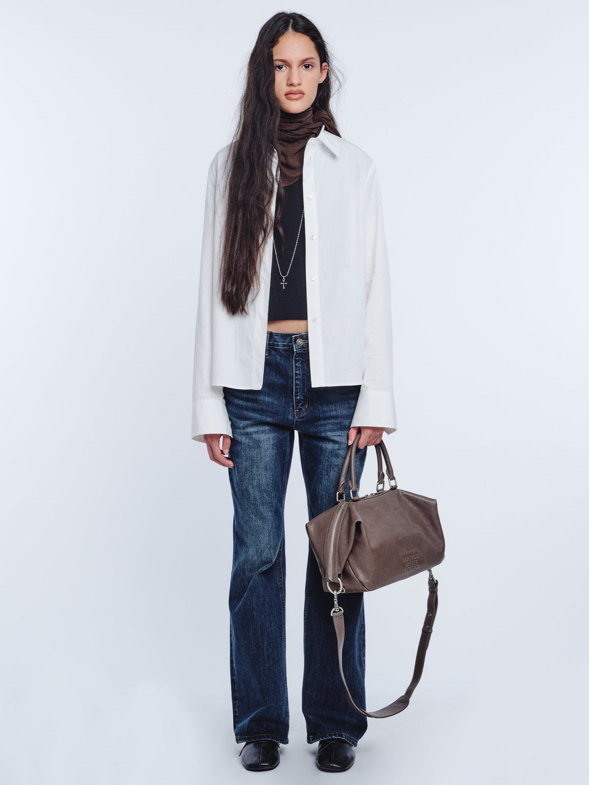Marge Sherwood - Dumpling Tote (Taupe Washed Nappa) product image 3 | TRAB K-Fashion Australia