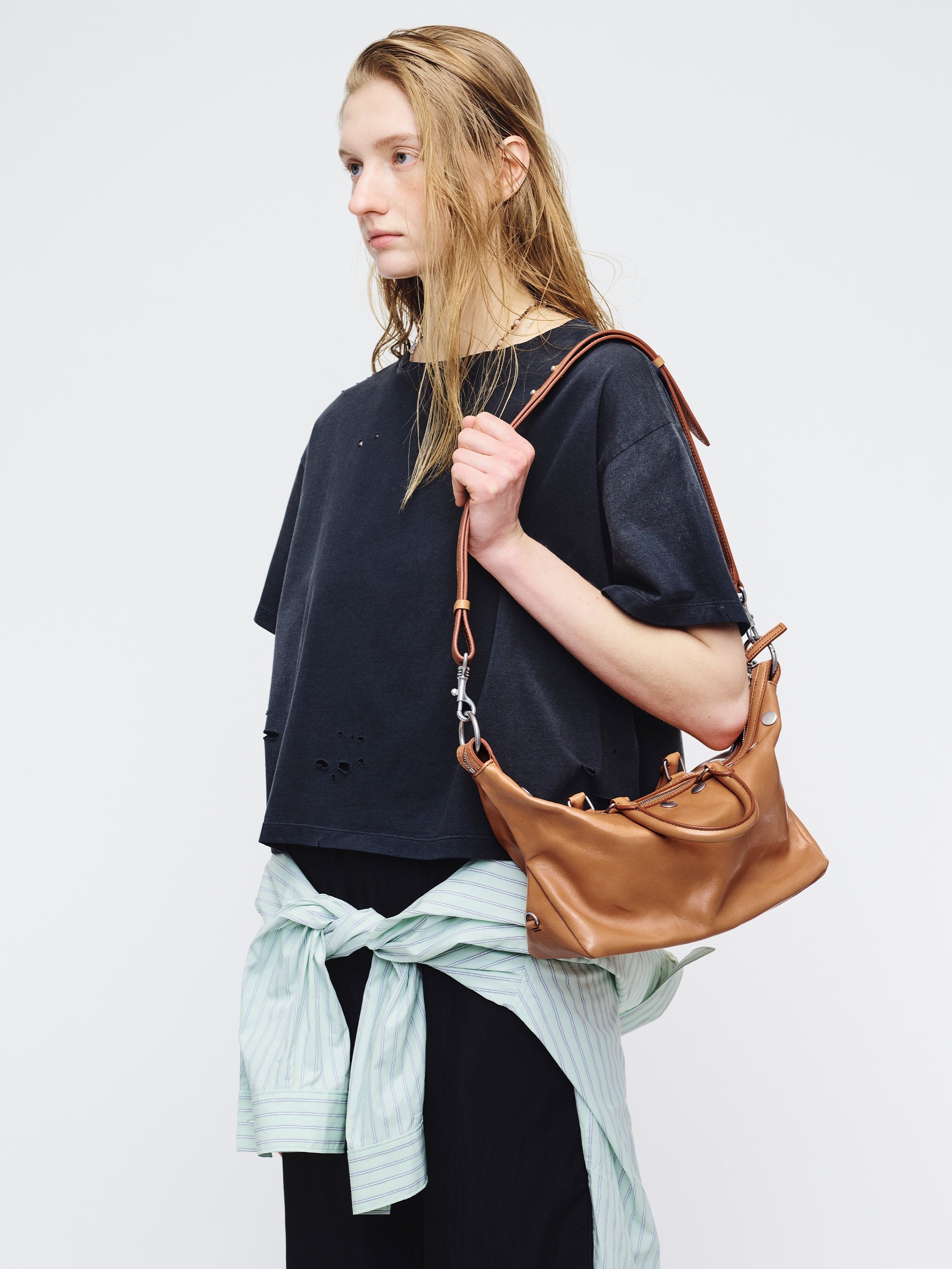 Marge Sherwood - Dumpling Stud Mini (Brown Semi Veg) product image 2 | TRAB K-Fashion Australia