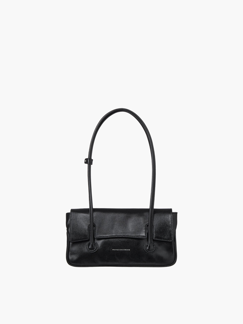 Marge Sherwood - Flap Small (Black Glossy Plain) product image 1 | TRAB K-Fashion Australia