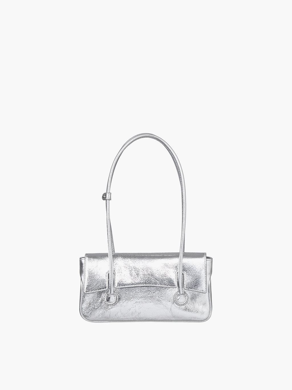 Marge Sherwood - Flap Small (Silver Crinkle) product image 1 | TRAB K-Fashion Australia