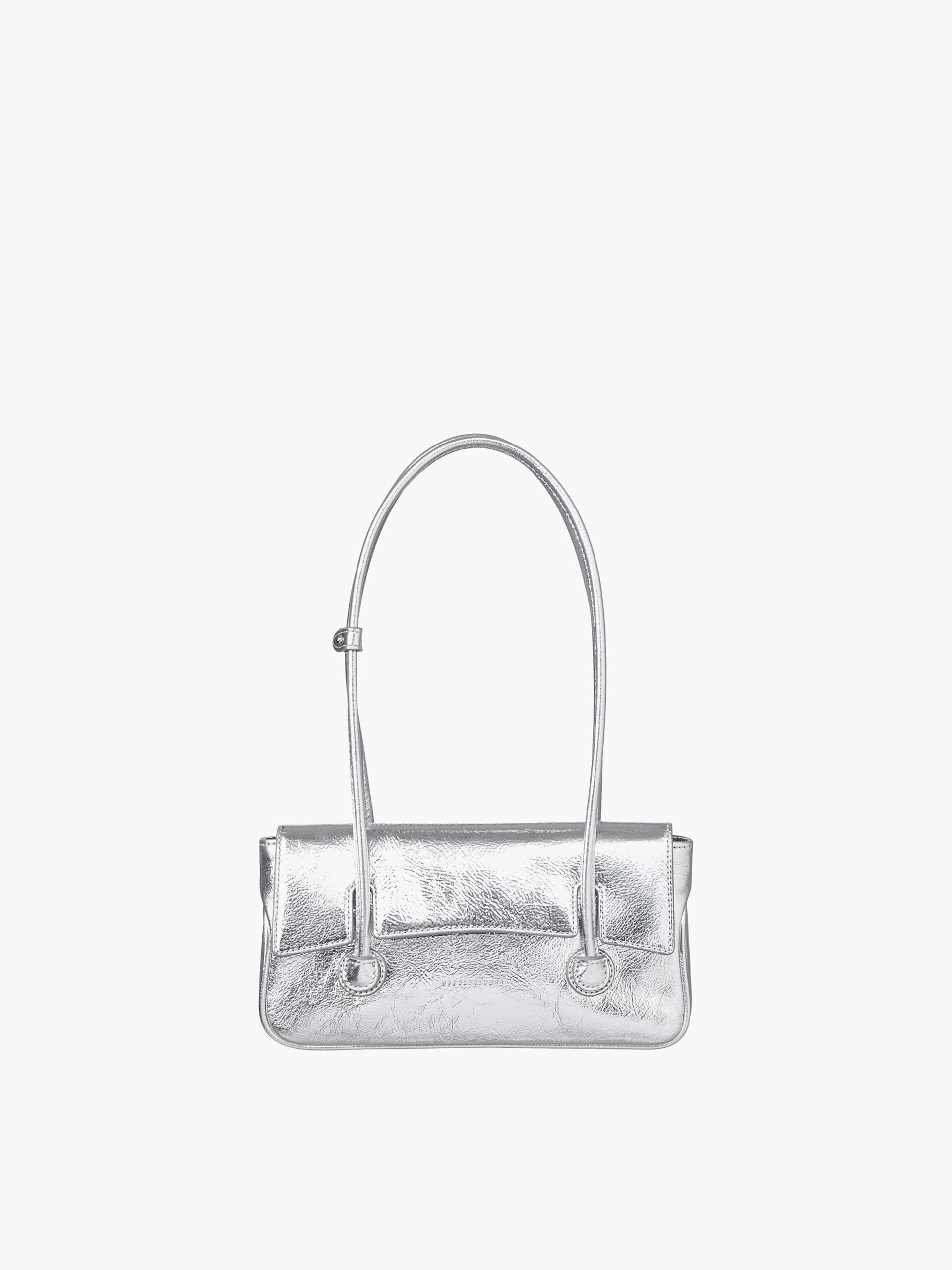 Marge Sherwood - Flap Small (Silver Crinkle) product image 1 | TRAB K-Fashion Australia