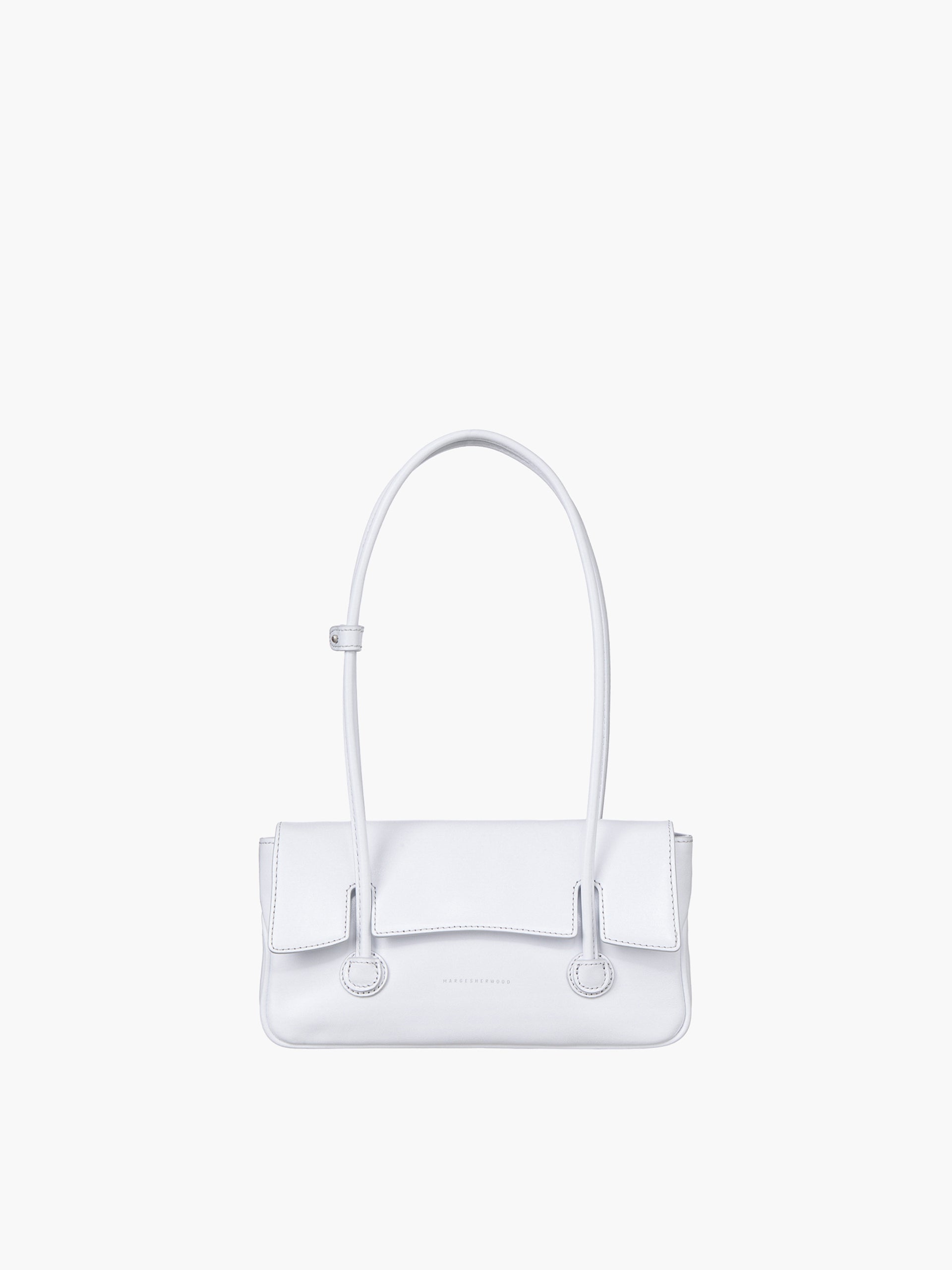 Marge Sherwood - Flap Small (White Glossy Plain) product image 1 | TRAB K-Fashion Australia