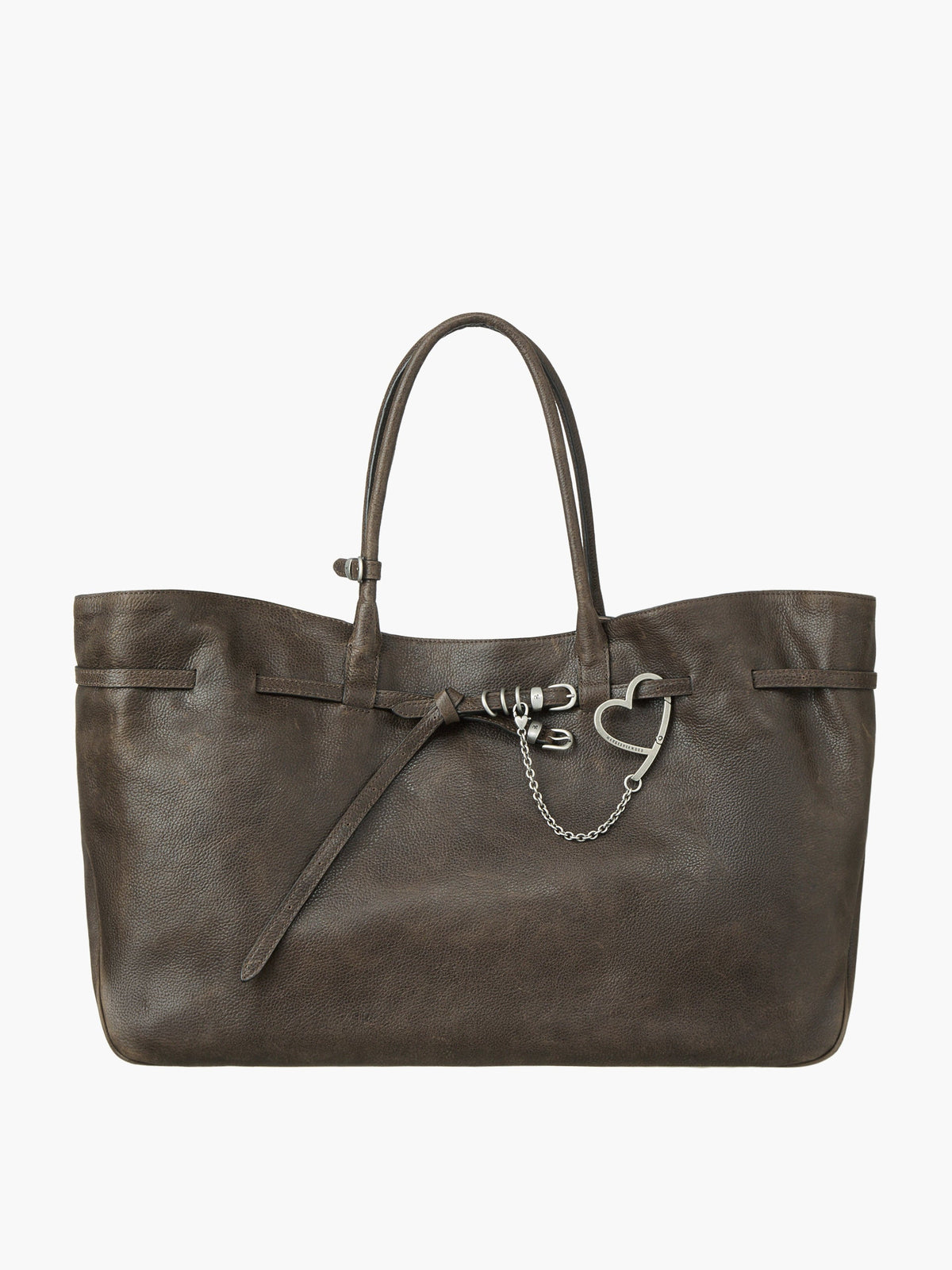 Marge Sherwood - Grandma Used Bag Xl (Washed Brown Embossed Pull-Up) product image 1 | TRAB K-Fashion Australia