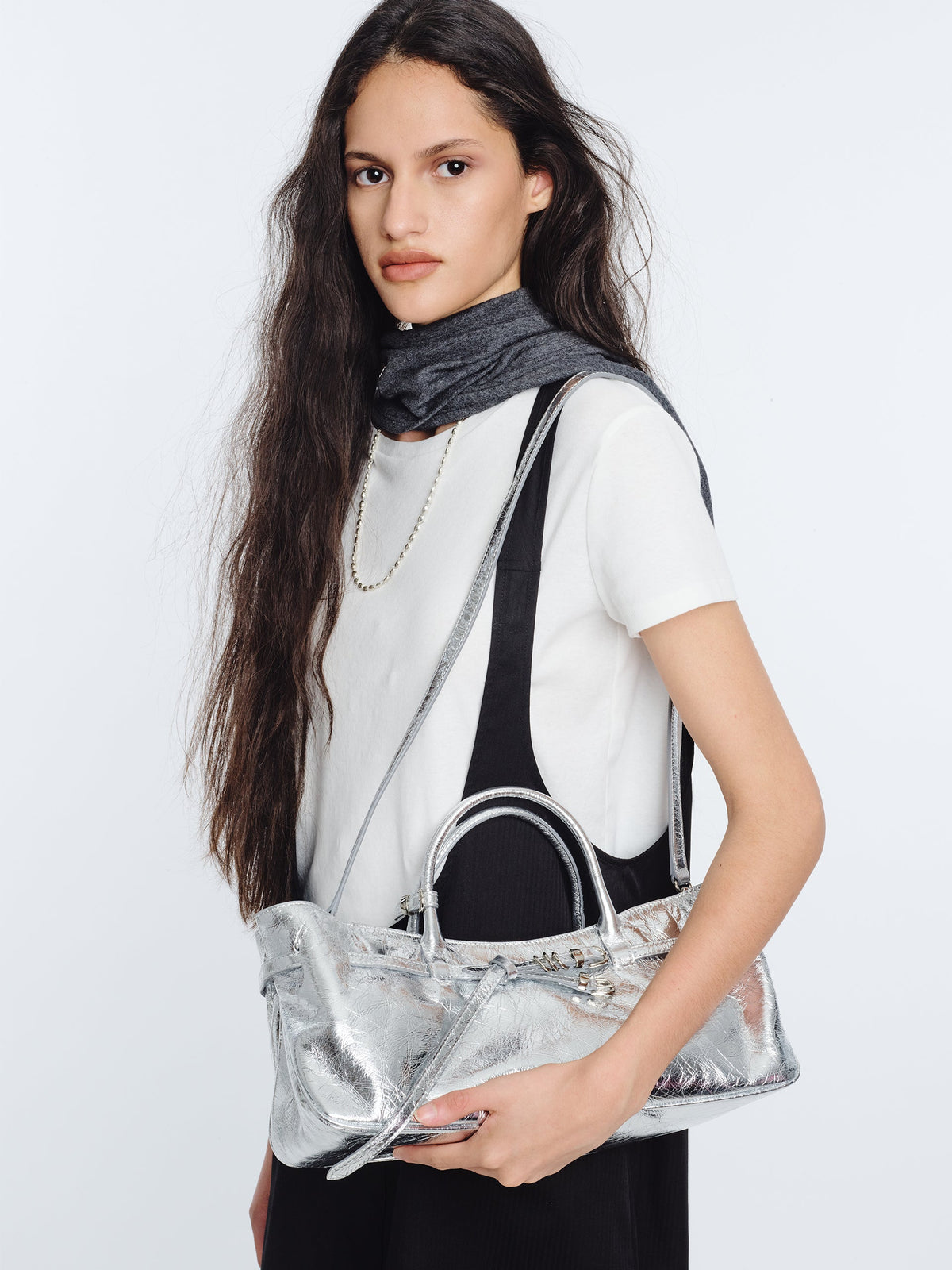 Marge Sherwood - Grandma Used Bag (Silver Crinkle) product image 2 | TRAB K-Fashion Australia