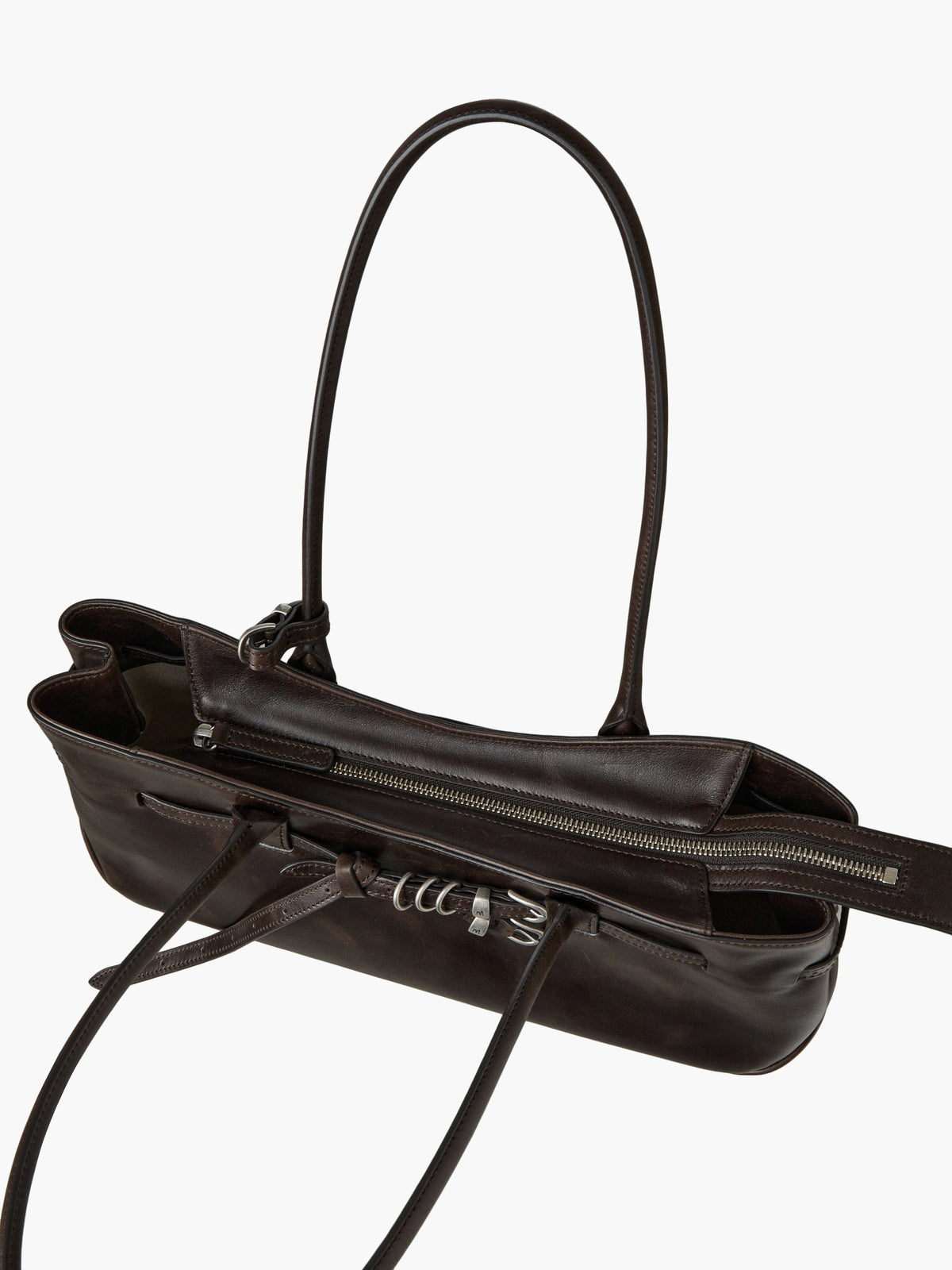Marge Sherwood - Grandma Used Shoulder Bag (Sepia Pull-Up) product image 4 | TRAB K-Fashion Australia