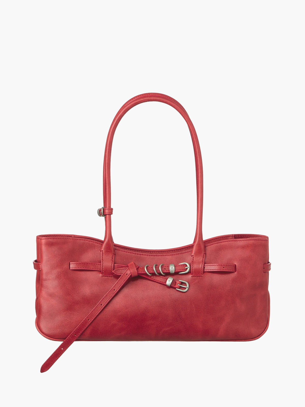 Marge Sherwood - Grandma Used Shoulder Bag (Apple Red Pull-Up) product image 4 | TRAB K-Fashion Australia