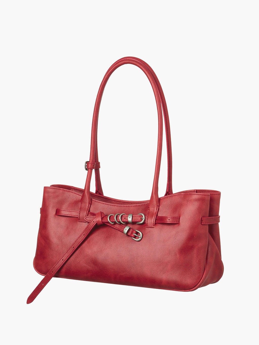 Marge Sherwood - Grandma Used Shoulder Bag (Apple Red Pull-Up) product image 6 | TRAB K-Fashion Australia