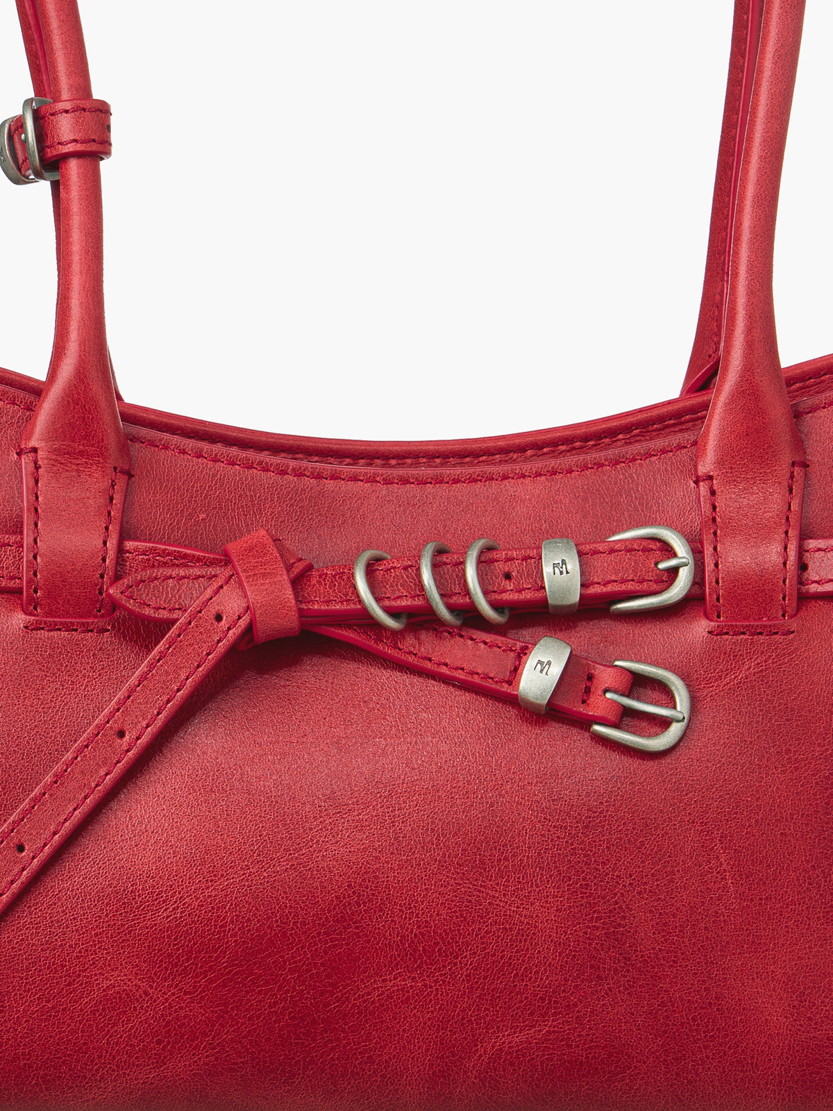 Marge Sherwood - Grandma Used Shoulder Bag (Apple Red Pull-Up) product image 7 | TRAB K-Fashion Australia
