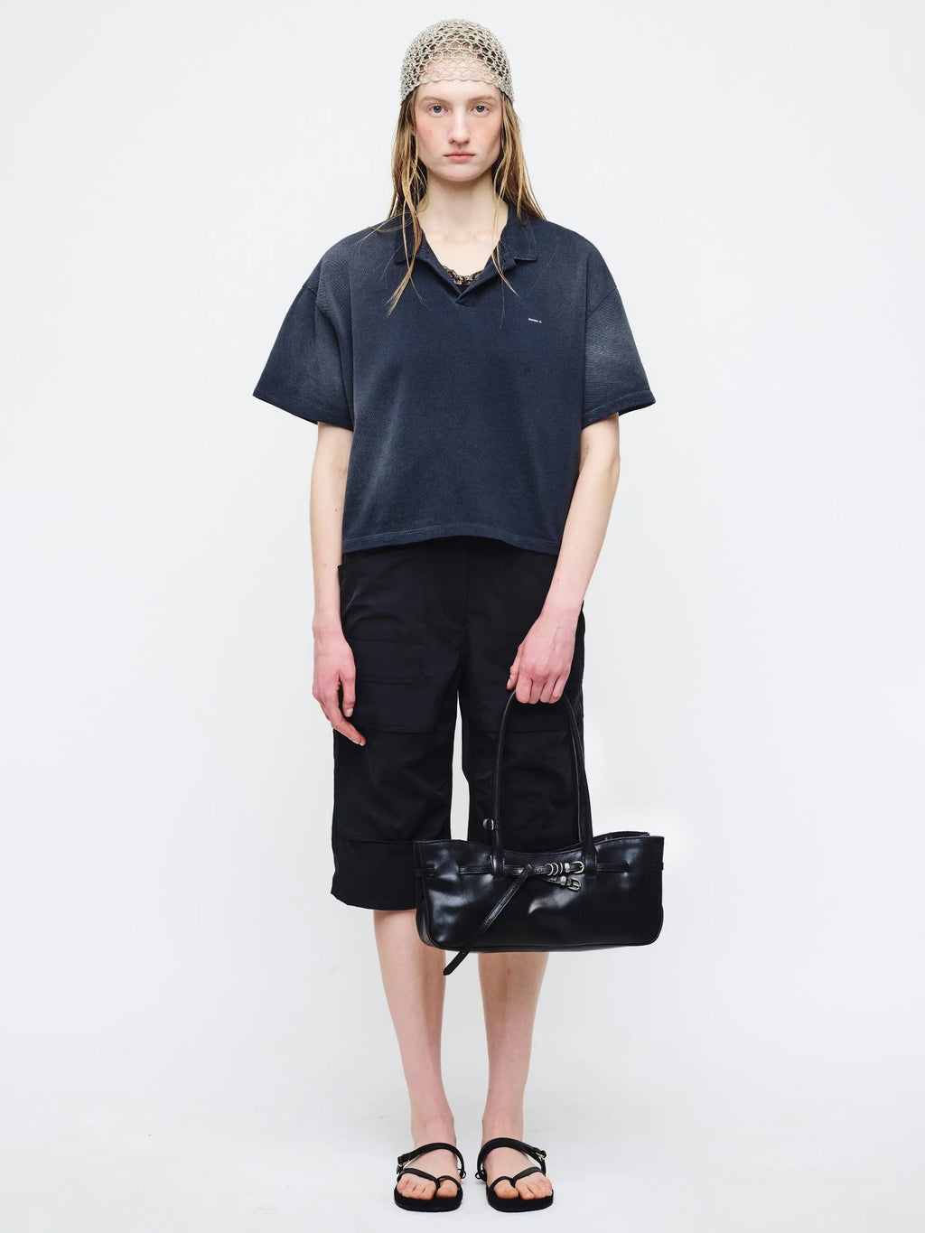 Marge Sherwood - Grandma Used Shoulder Bag (Black Pull-Up) product image 10 | TRAB K-Fashion Australia