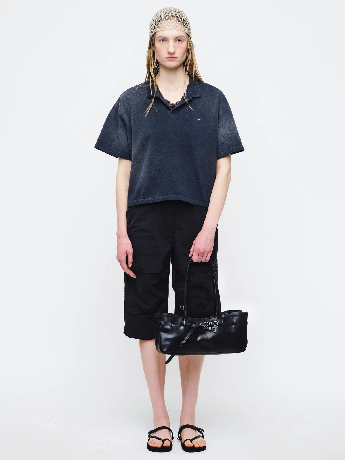 Marge Sherwood - Grandma Used Shoulder Bag (Black Pull-Up) product image 10 | TRAB K-Fashion Australia