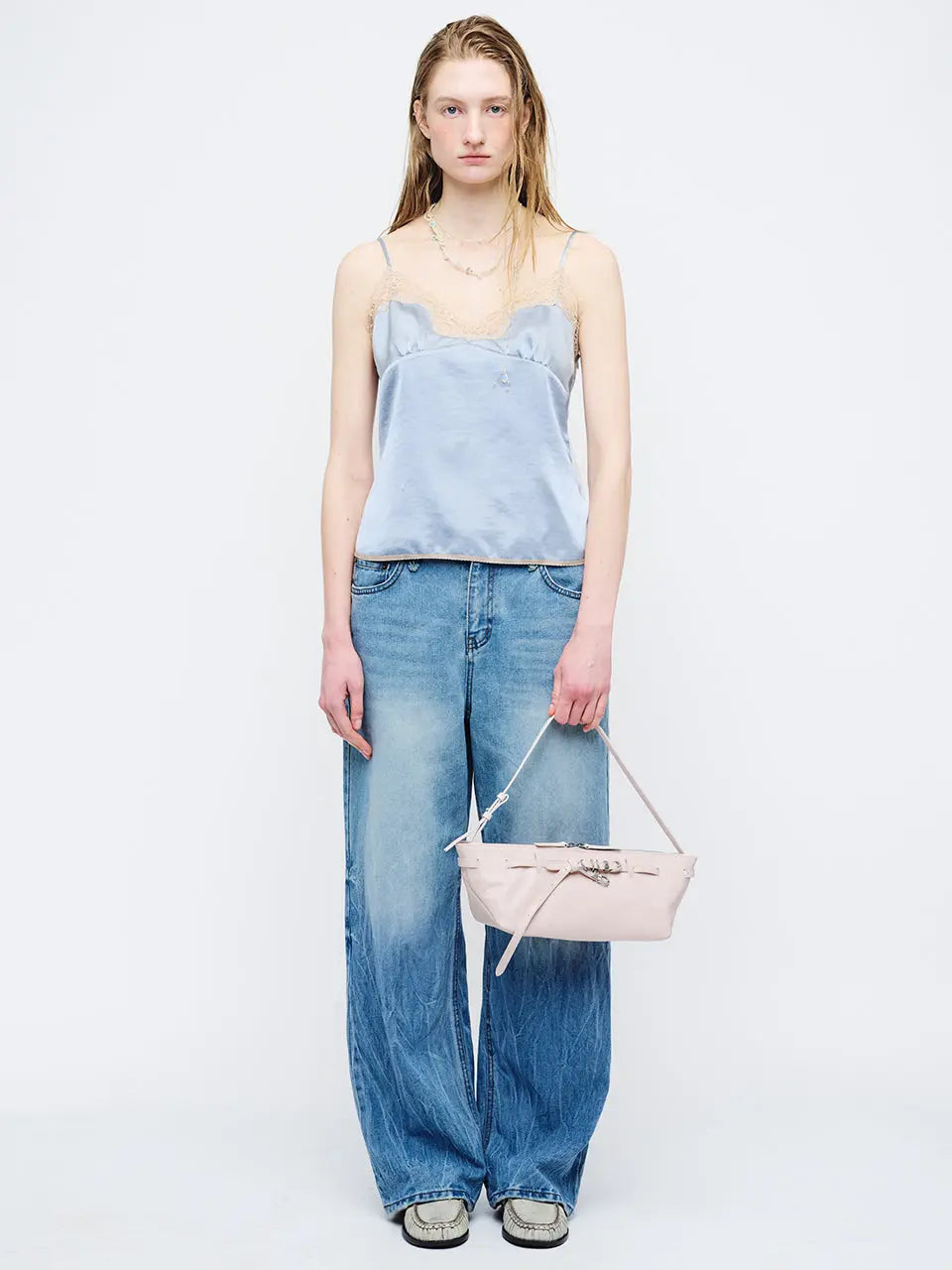Marge Sherwood - Grandma Used Sling Bag (Pale Pink Cracked) product image 3 | TRAB K-Fashion Australia