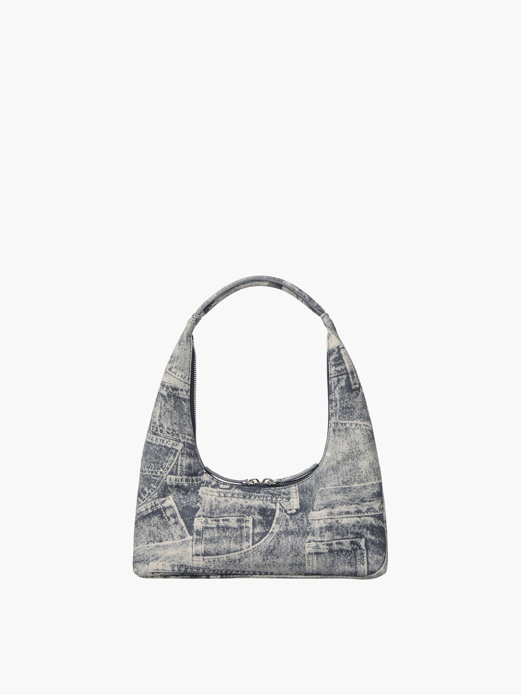 Marge Sherwood - Hobo Shoulder (Light Grey Printed Suede) product image 4 | TRAB K-Fashion Australia