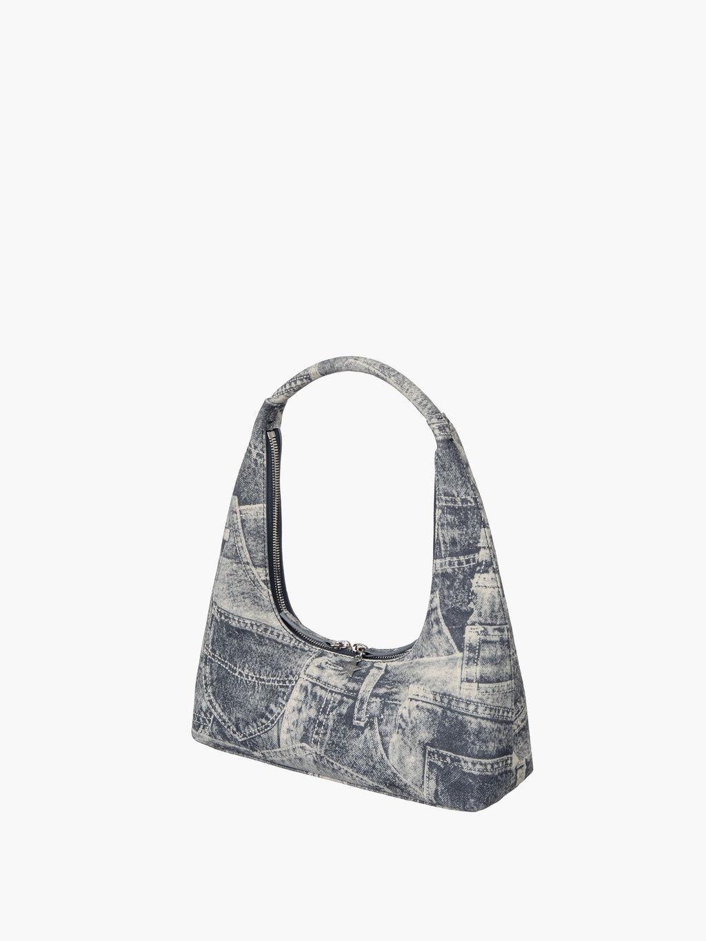 Marge Sherwood - Hobo Shoulder (Light Grey Printed Suede) product image 5 | TRAB K-Fashion Australia