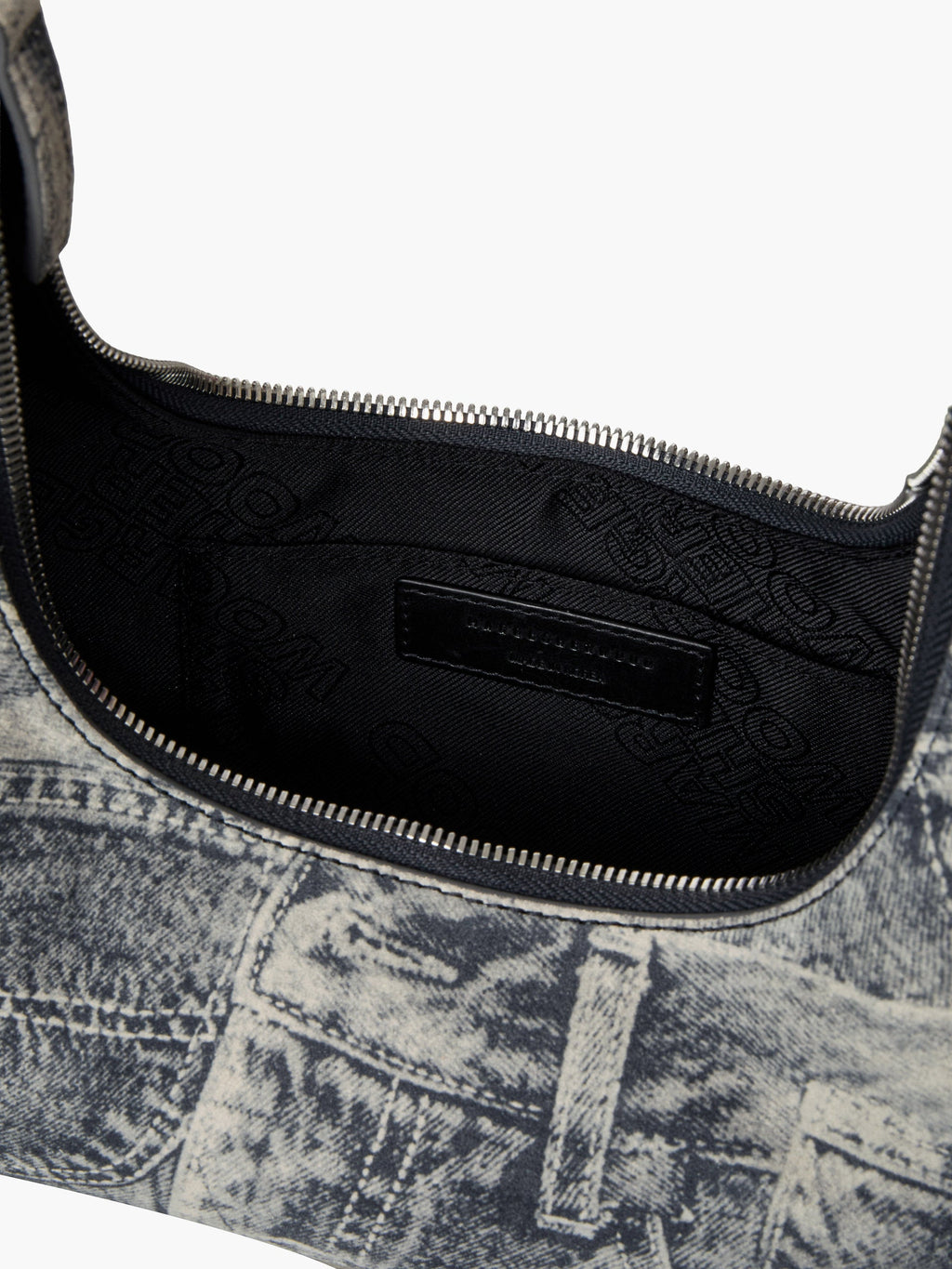 Marge Sherwood - Hobo Shoulder (Light Grey Printed Suede) product image 7 | TRAB K-Fashion Australia