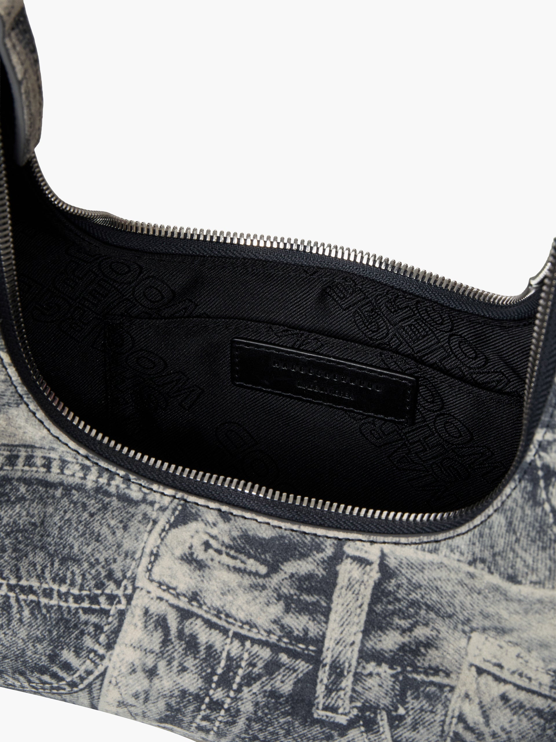 Marge Sherwood - Hobo Shoulder (Light Grey Printed Suede) product image 7 | TRAB K-Fashion Australia