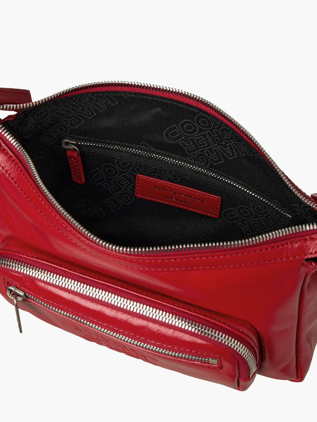 Marge Sherwood - Outpocket Hobo Mini (Apple Red Glossy Plain) product image 8 | TRAB K-Fashion Australia