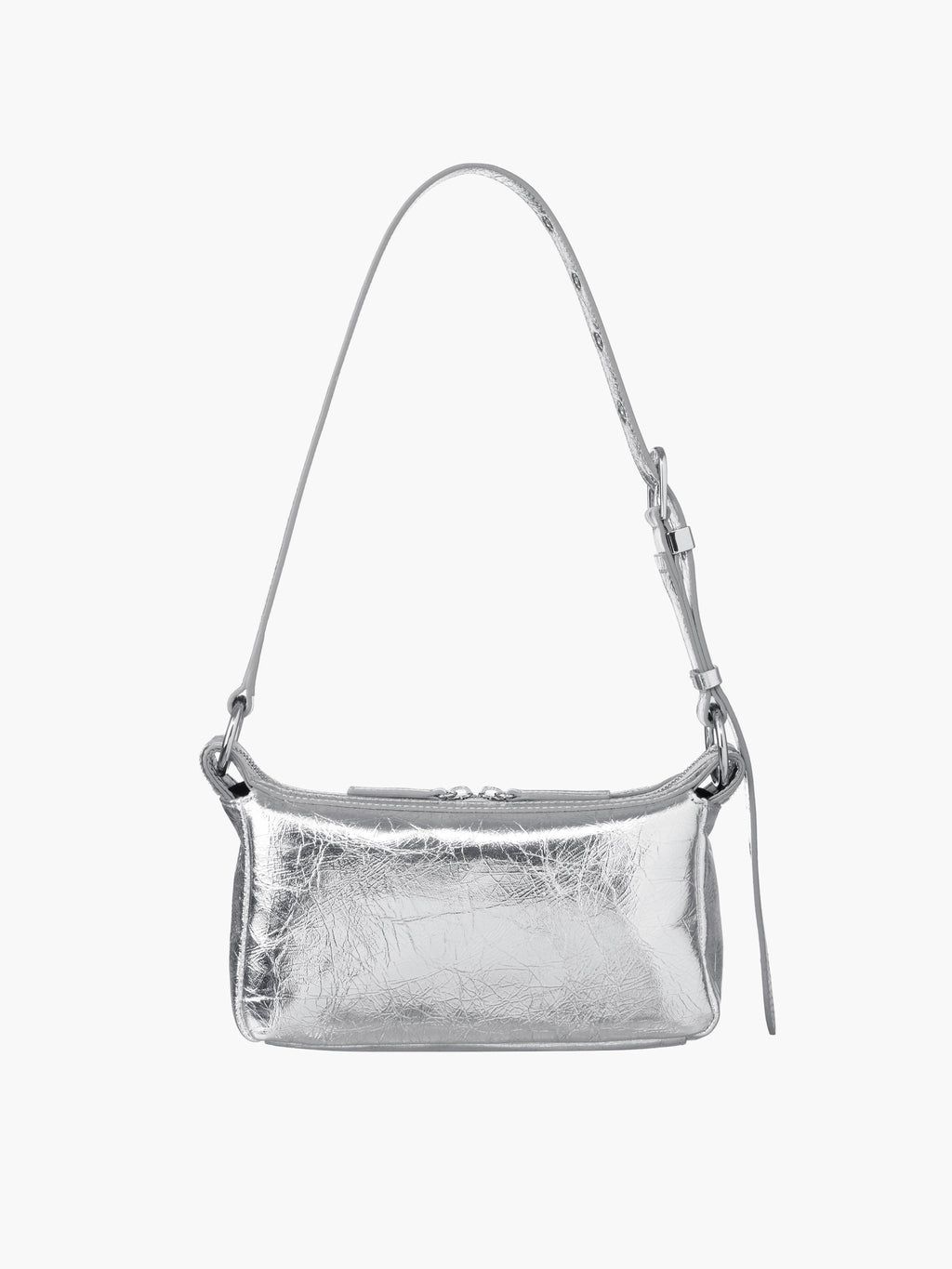Marge Sherwood - Outpocket Hobo Mini (Silver Crinkle) product image 4 | TRAB K-Fashion Australia