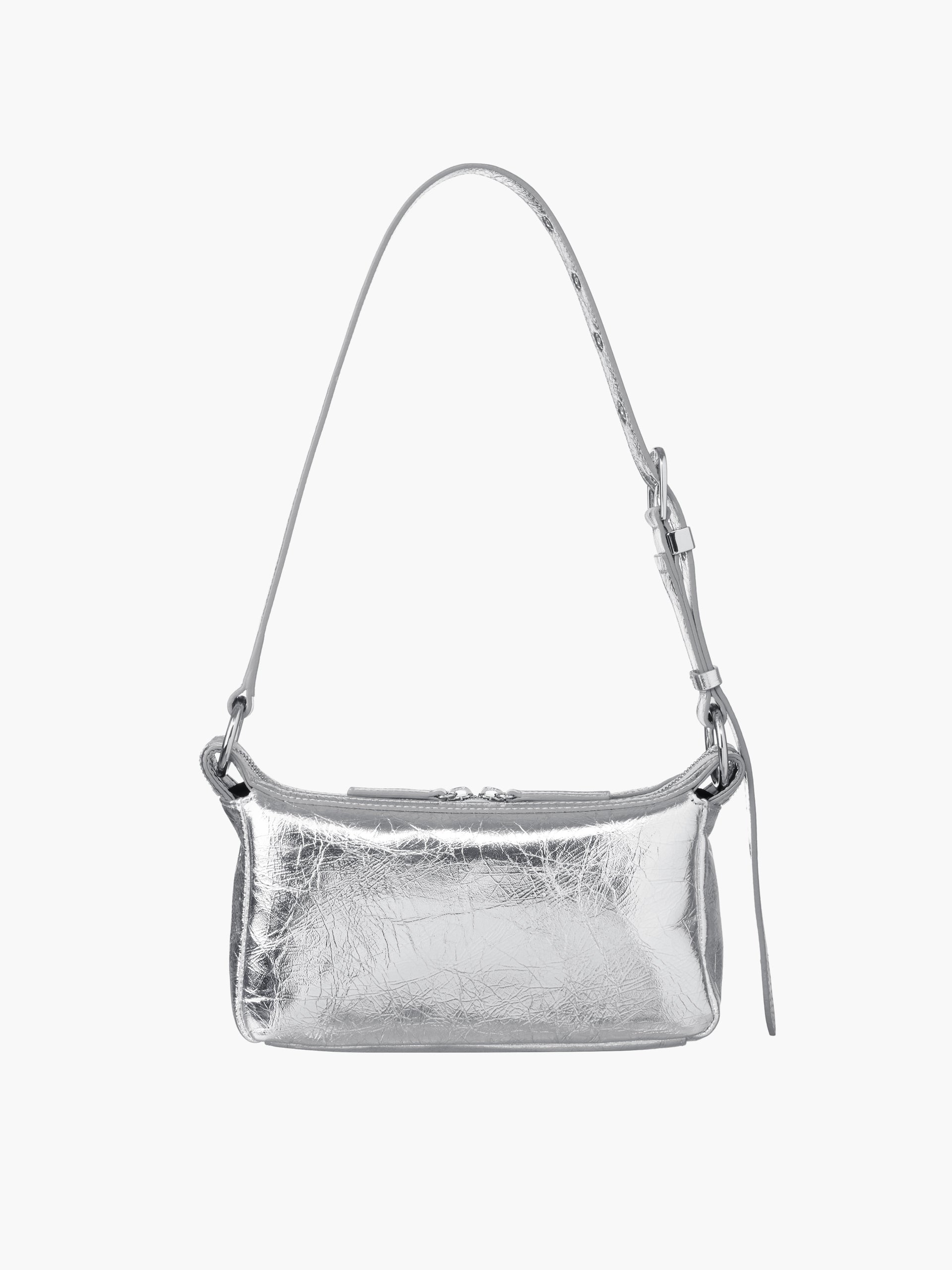 Marge Sherwood - Outpocket Hobo Mini (Silver Crinkle) product image 4 | TRAB K-Fashion Australia